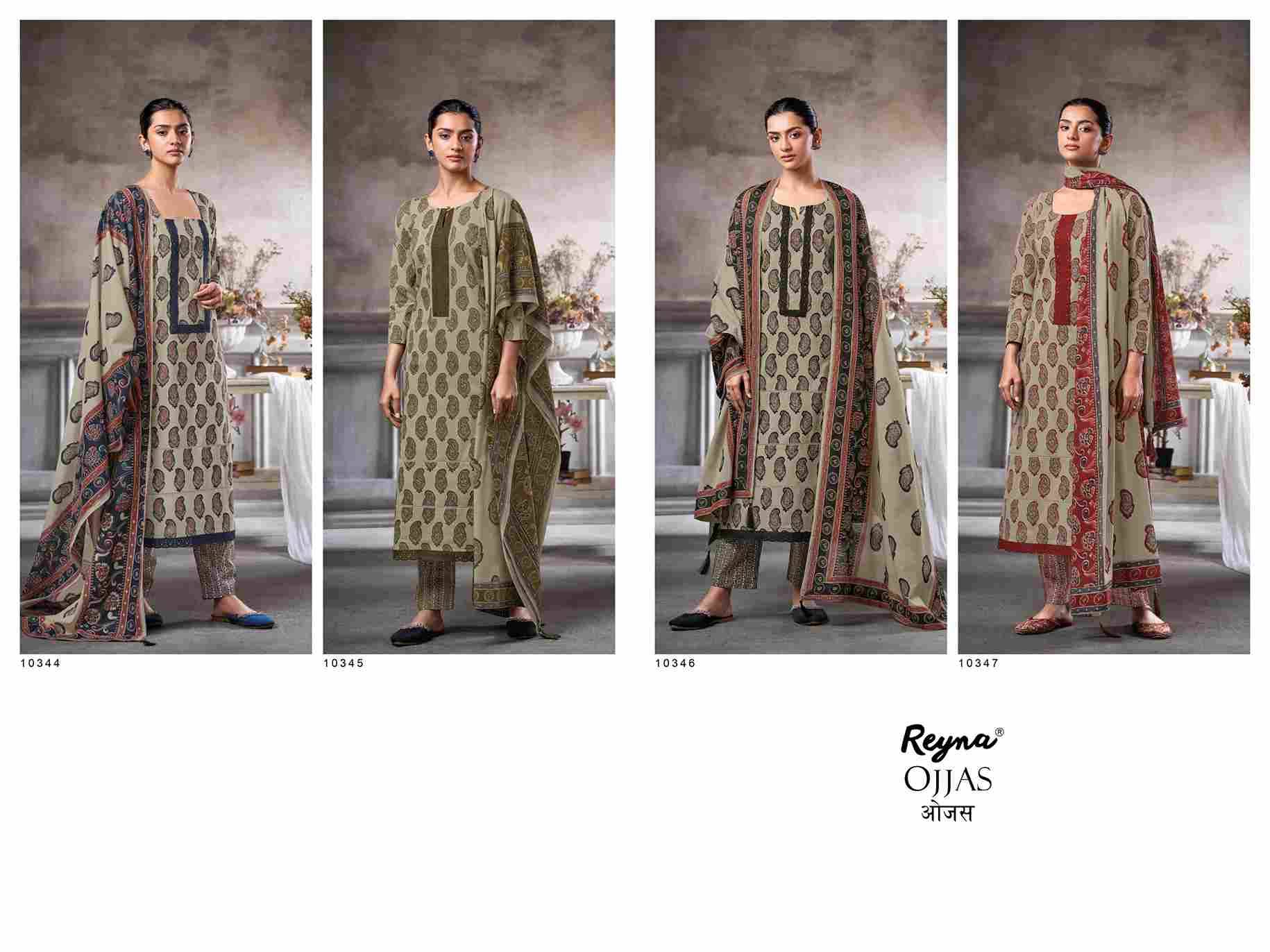 Ojjas By Reyna 10344 To 10347 Series Designer Stylish Fancy Colorful Beautiful Party Wear & Ethnic Wear Collection Pure Cotton Print Tops At Wholesale Price