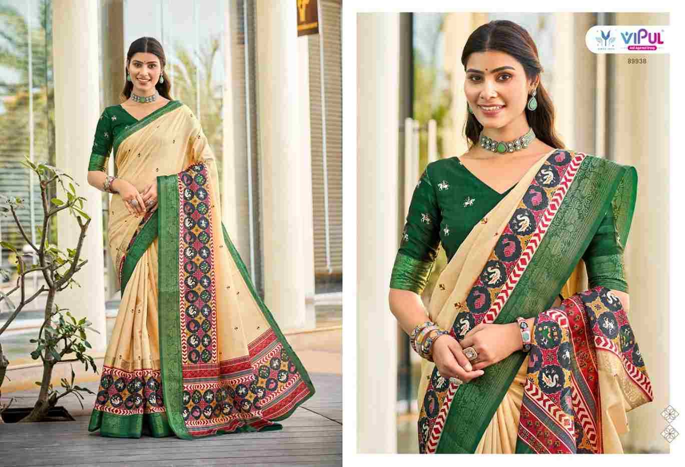 Ridhima By Vipul Fashion 89937 To 89942 Series Indian Traditional Wear Collection Beautiful Stylish Fancy Colorful Party Wear & Occasional Wear Silk Sarees At Wholesale Price
