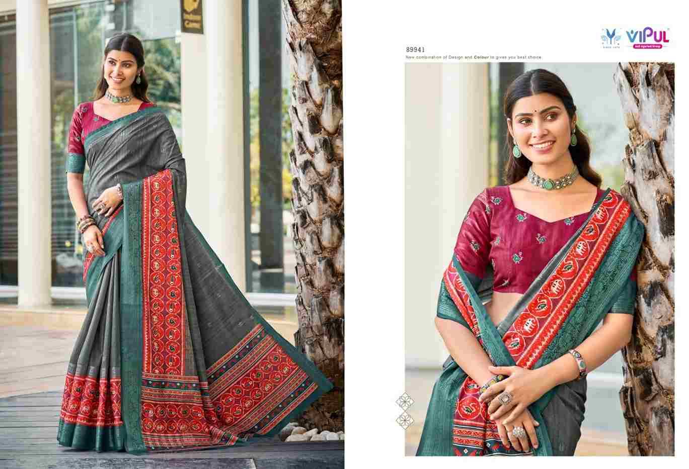 Ridhima By Vipul Fashion 89937 To 89942 Series Indian Traditional Wear Collection Beautiful Stylish Fancy Colorful Party Wear & Occasional Wear Silk Sarees At Wholesale Price
