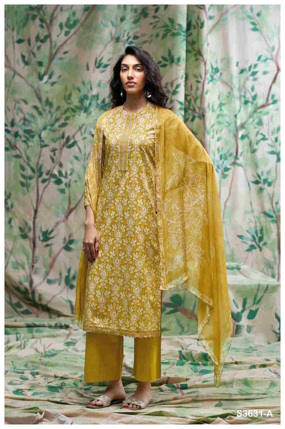 Bexley-3631 By Ganga Fashion 3631-A To 3631-D Series Beautiful Festive Suits Colorful Stylish Fancy Casual Wear & Ethnic Wear Pure Cotton Dresses At Wholesale Price