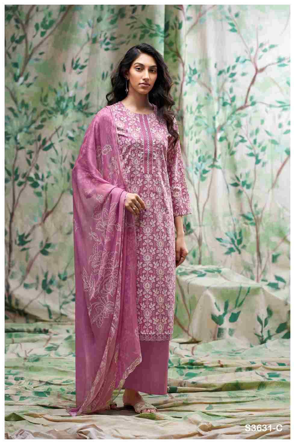 Bexley-3631 By Ganga Fashion 3631-A To 3631-D Series Beautiful Festive Suits Colorful Stylish Fancy Casual Wear & Ethnic Wear Pure Cotton Dresses At Wholesale Price