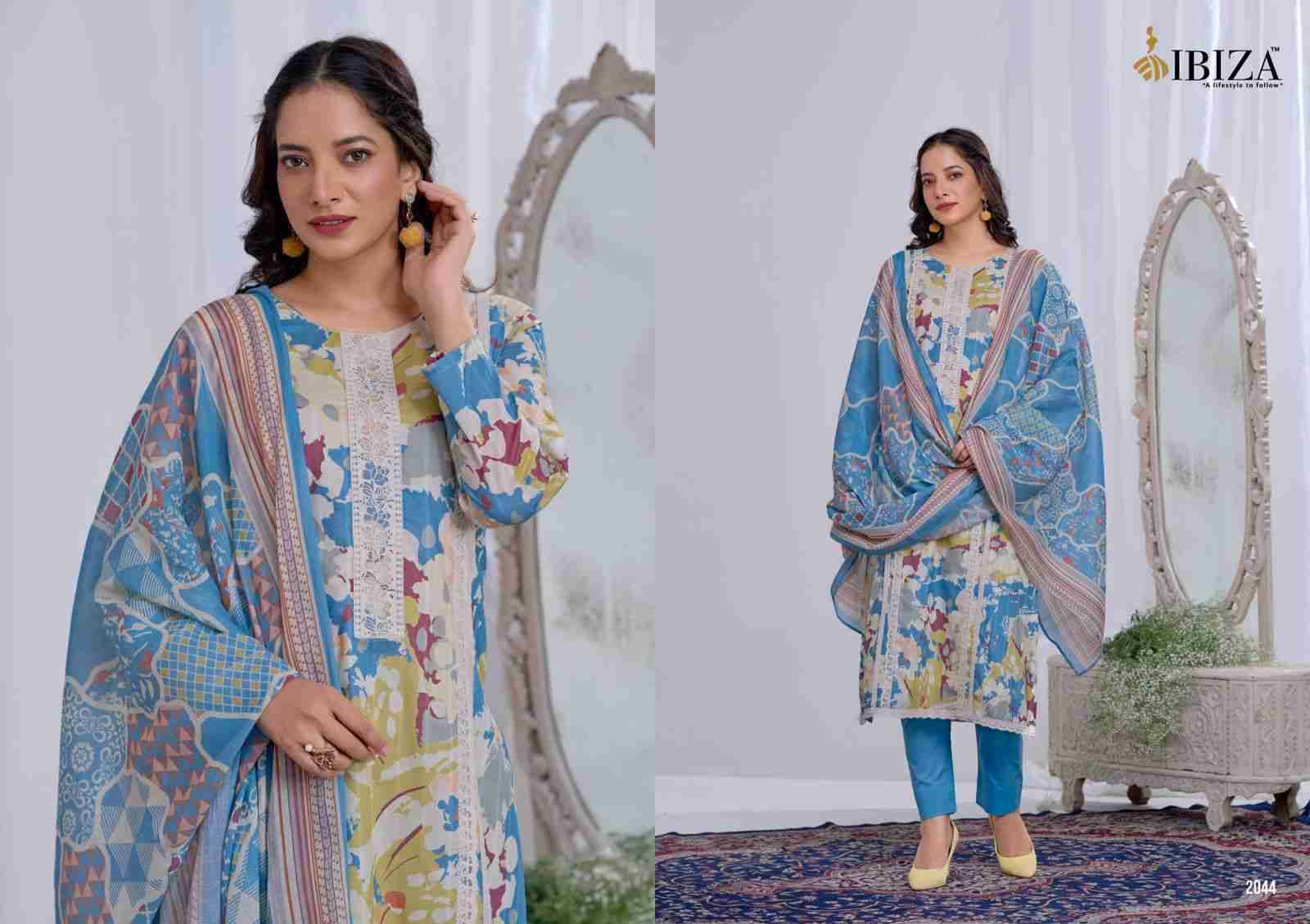 Tesla By Ibiza 2041 To 2044 Series Designer Festive Suits Beautiful Fancy Stylish Colorful Party Wear & Occasional Wear Pure Lawn Cotton Dresses At Wholesale Price