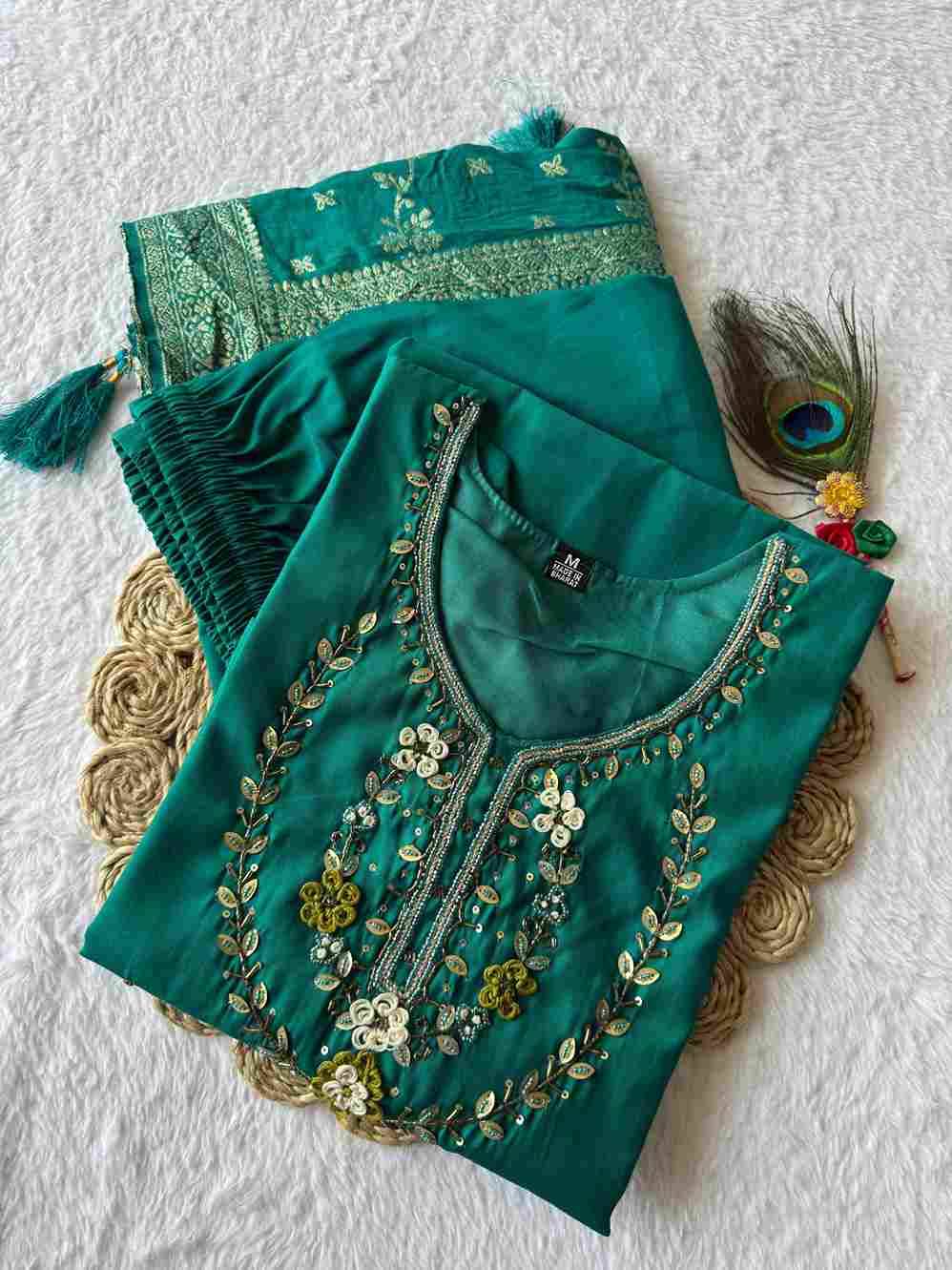 Kr-360 By Fashid Wholesale Designer Festive Suits Collection Beautiful Stylish Fancy Colorful Party Wear & Occasional Wear Roman Silk Kurti With Pent At Wholesale Price