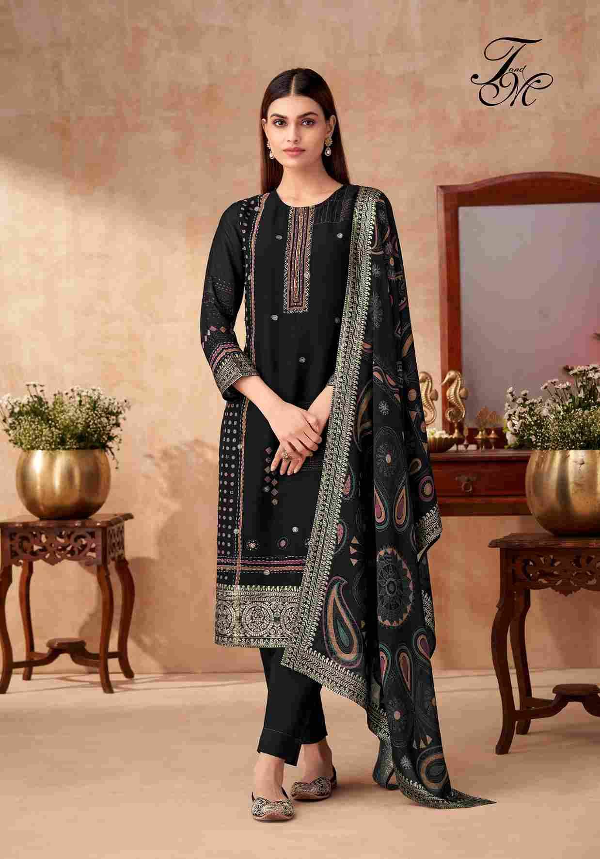 Ritika By T And M Designer Studio Beautiful Festive Suits Colorful Stylish Fancy Casual Wear & Ethnic Wear Organza Jacqaurd Dresses At Wholesale Price