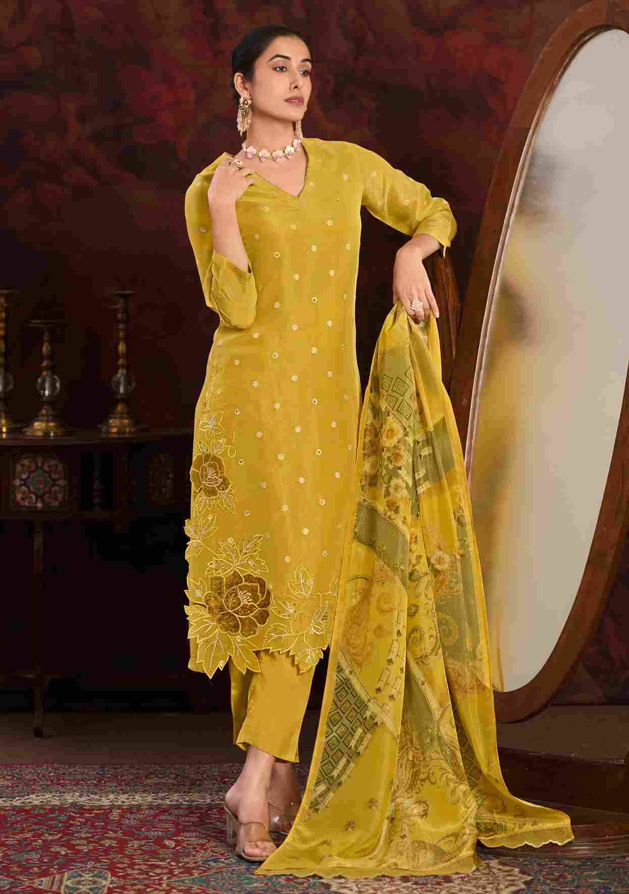 Dishita By T And M Designer Studio Beautiful Festive Suits Colorful Stylish Fancy Casual Wear & Ethnic Wear Simmer Jacqaurd Dresses At Wholesale Price