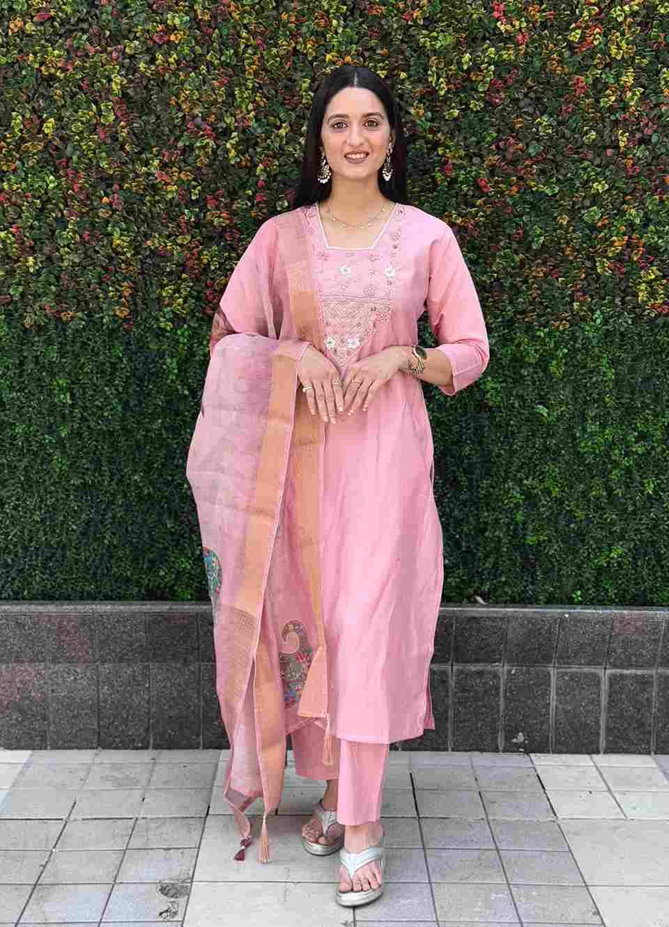 Kr-369 By Fashid Wholesale Designer Festive Suits Collection Beautiful Stylish Fancy Colorful Party Wear & Occasional Wear Roman Silk Kurti With Pent At Wholesale Price