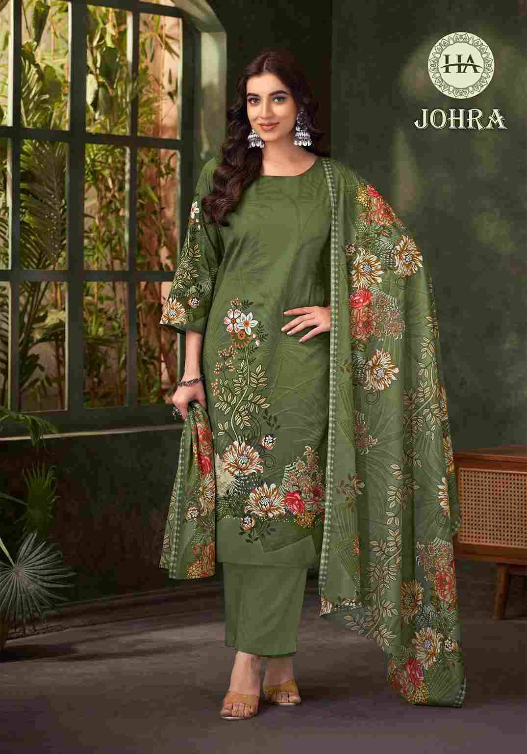 Johra By Harshit Fashion Hub 1921-738-01 To 1921-738-06 Series Beautiful Festive Suits Stylish Fancy Colorful Casual Wear & Ethnic Wear Pure Jam Cotton Dresses At Wholesale Price