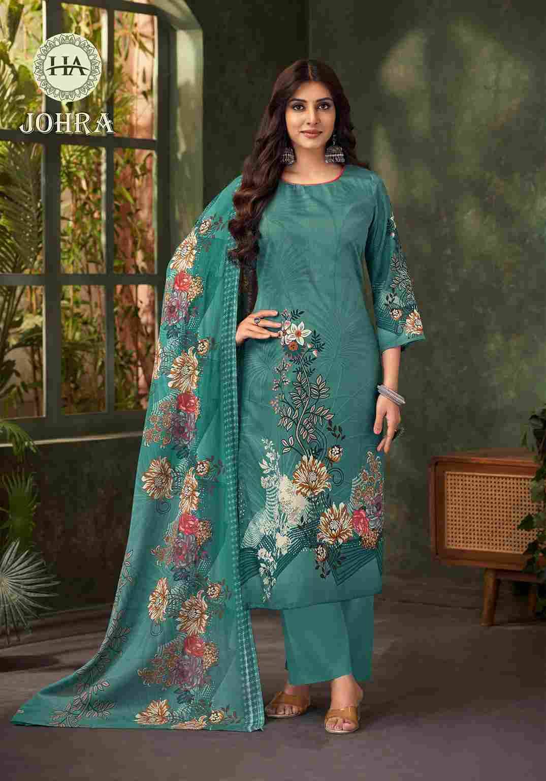 Johra By Harshit Fashion Hub 1921-738-01 To 1921-738-06 Series Beautiful Festive Suits Stylish Fancy Colorful Casual Wear & Ethnic Wear Pure Jam Cotton Dresses At Wholesale Price