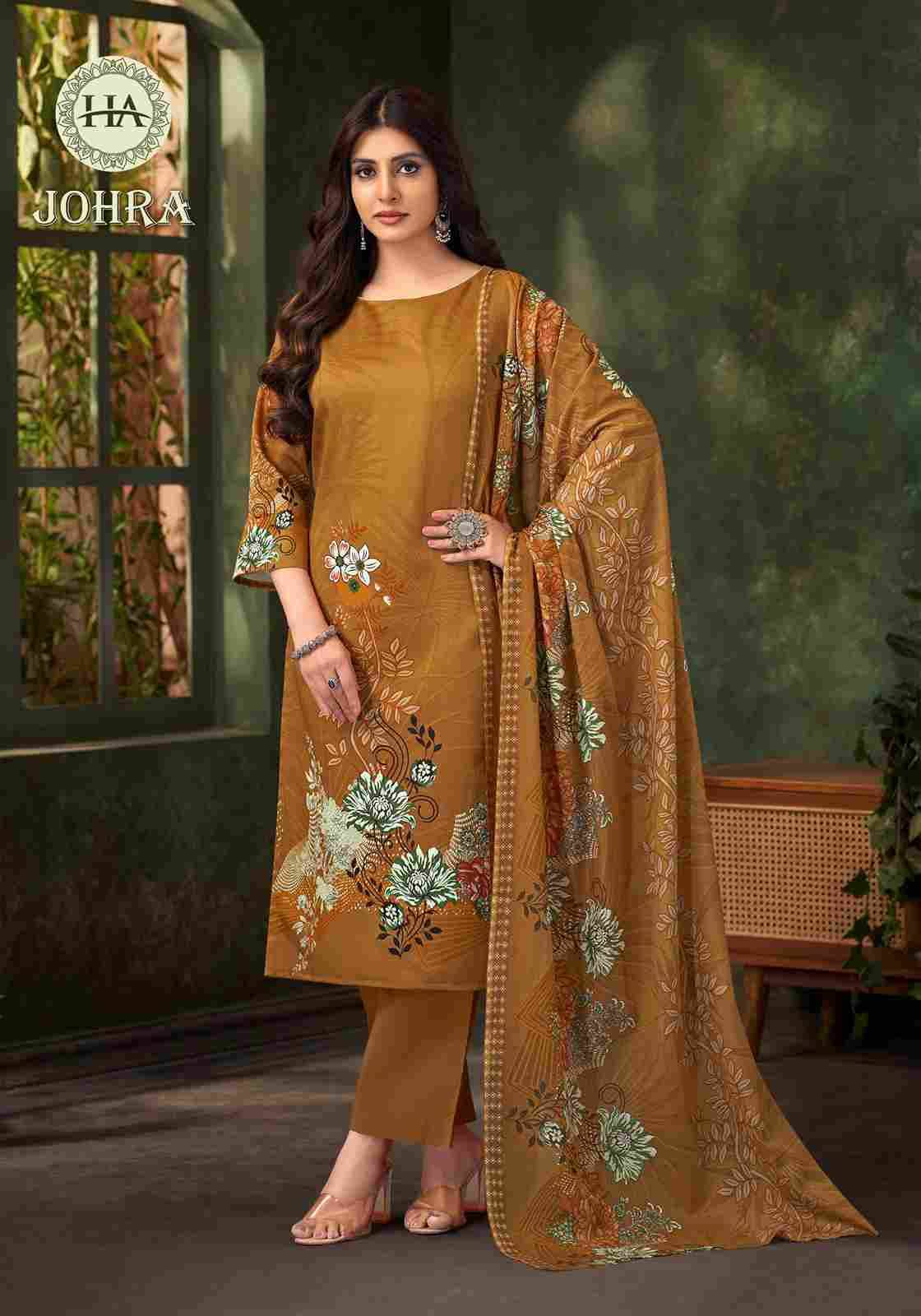 Johra By Harshit Fashion Hub 1921-738-01 To 1921-738-06 Series Beautiful Festive Suits Stylish Fancy Colorful Casual Wear & Ethnic Wear Pure Jam Cotton Dresses At Wholesale Price