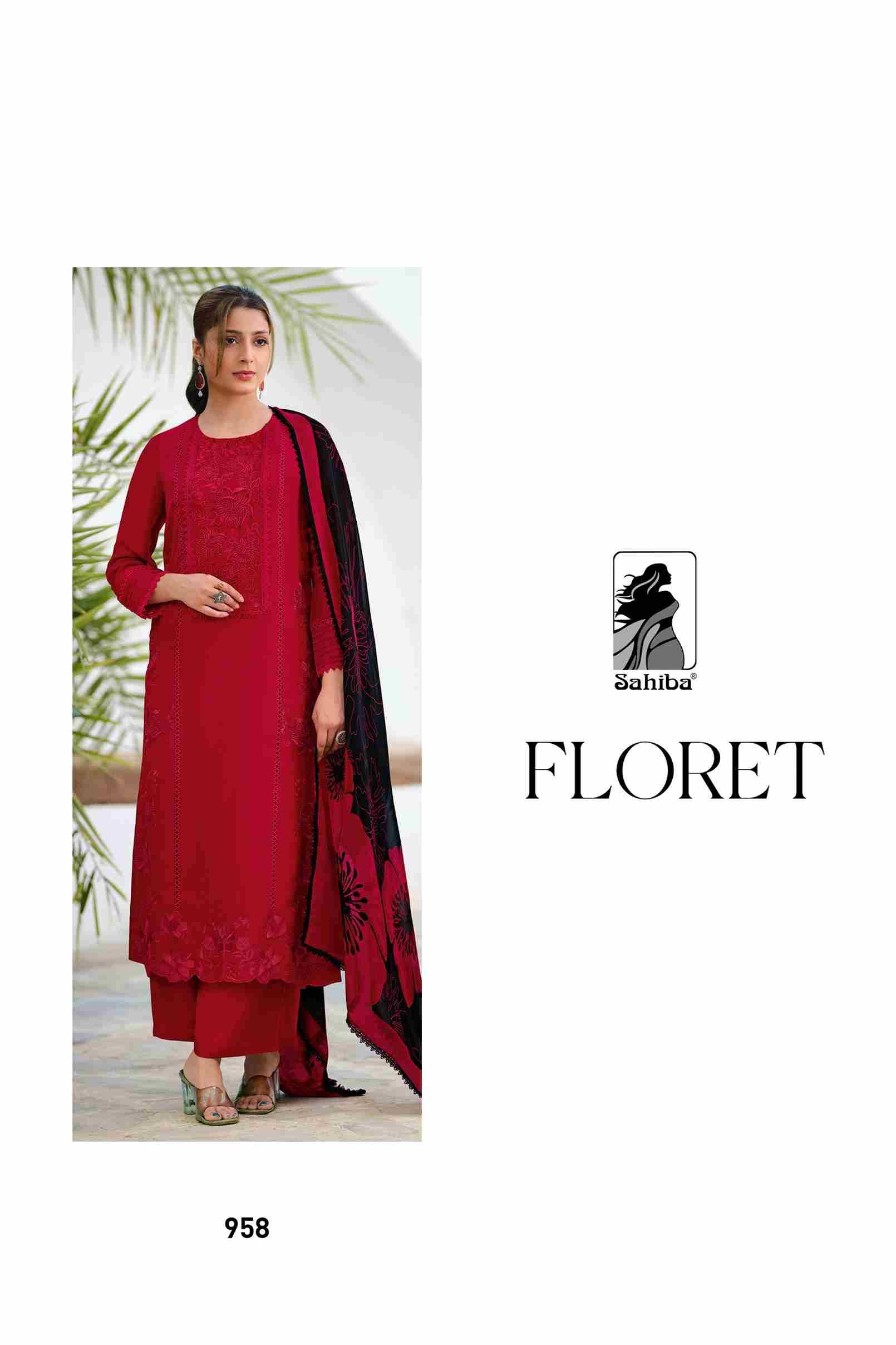 Floret By Sahiba Fabrics Beautiful Festive Suits Colorful Stylish Fancy Casual Wear & Ethnic Wear Organza Silk Dresses At Wholesale Price