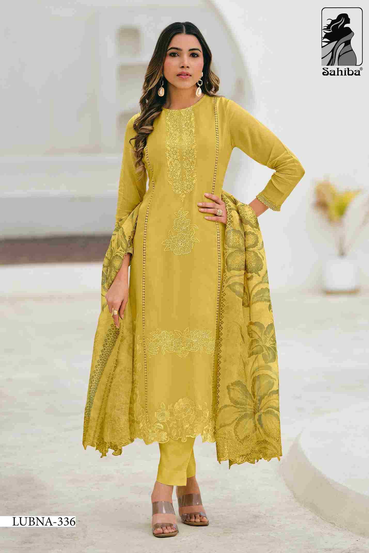 Lubna By Sahiba Fabrics Beautiful Festive Suits Colorful Stylish Fancy Casual Wear & Ethnic Wear Organza Silk Dresses At Wholesale Price