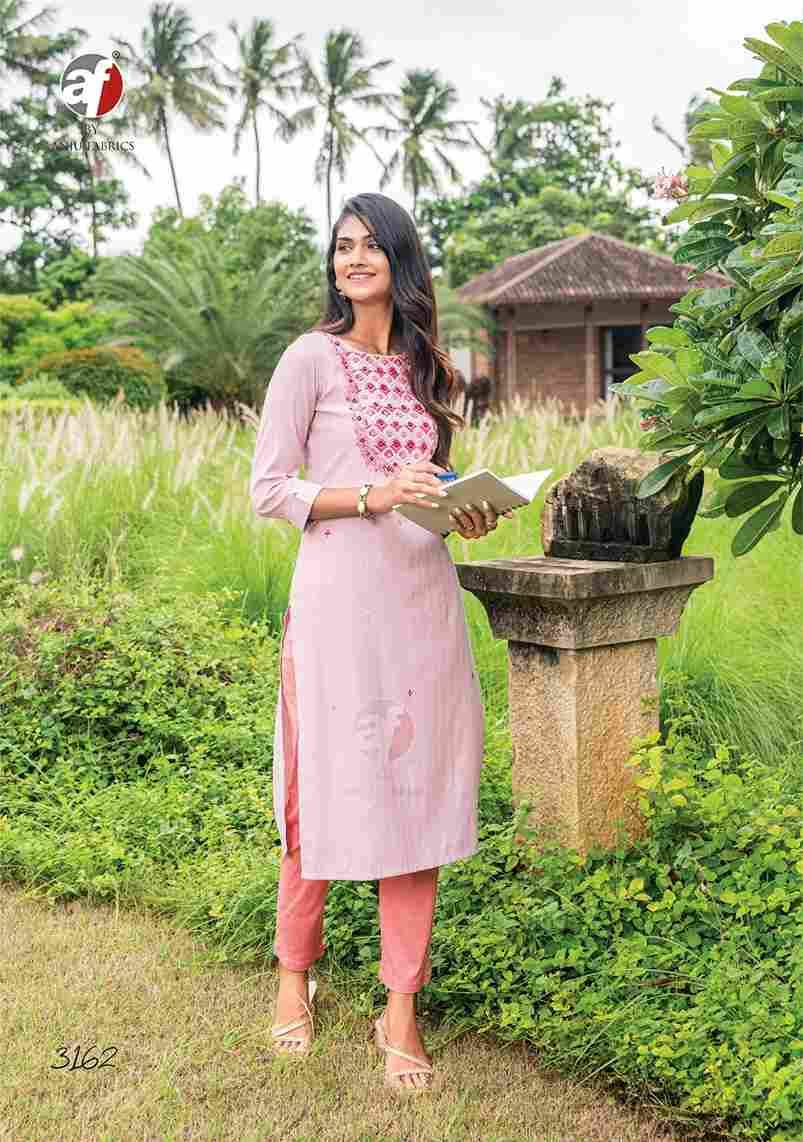 Impressive Vol-5 By Anju Fabrics 3161 To 3166 Series Designer Collection Beautiful Stylish Fancy Colorful Party Wear & Occasional Wear Viscose Rayon Kurtis At Wholesale Price