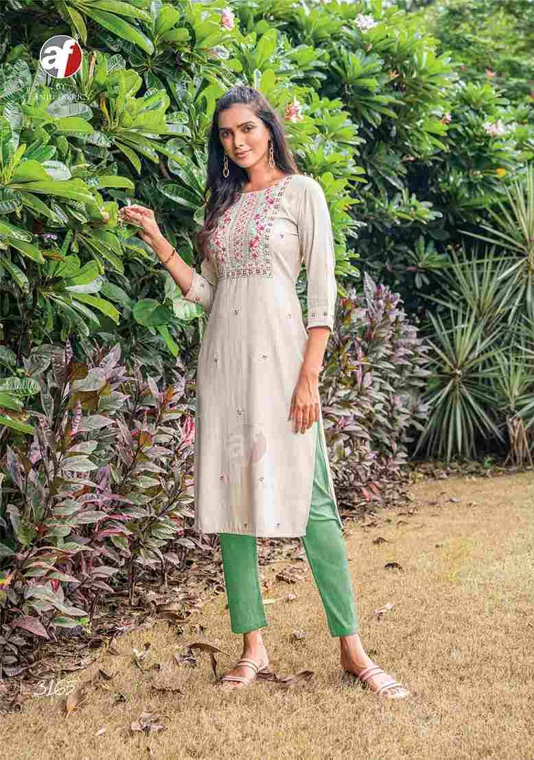 Impressive Vol-5 By Anju Fabrics 3161 To 3166 Series Designer Collection Beautiful Stylish Fancy Colorful Party Wear & Occasional Wear Viscose Rayon Kurtis At Wholesale Price