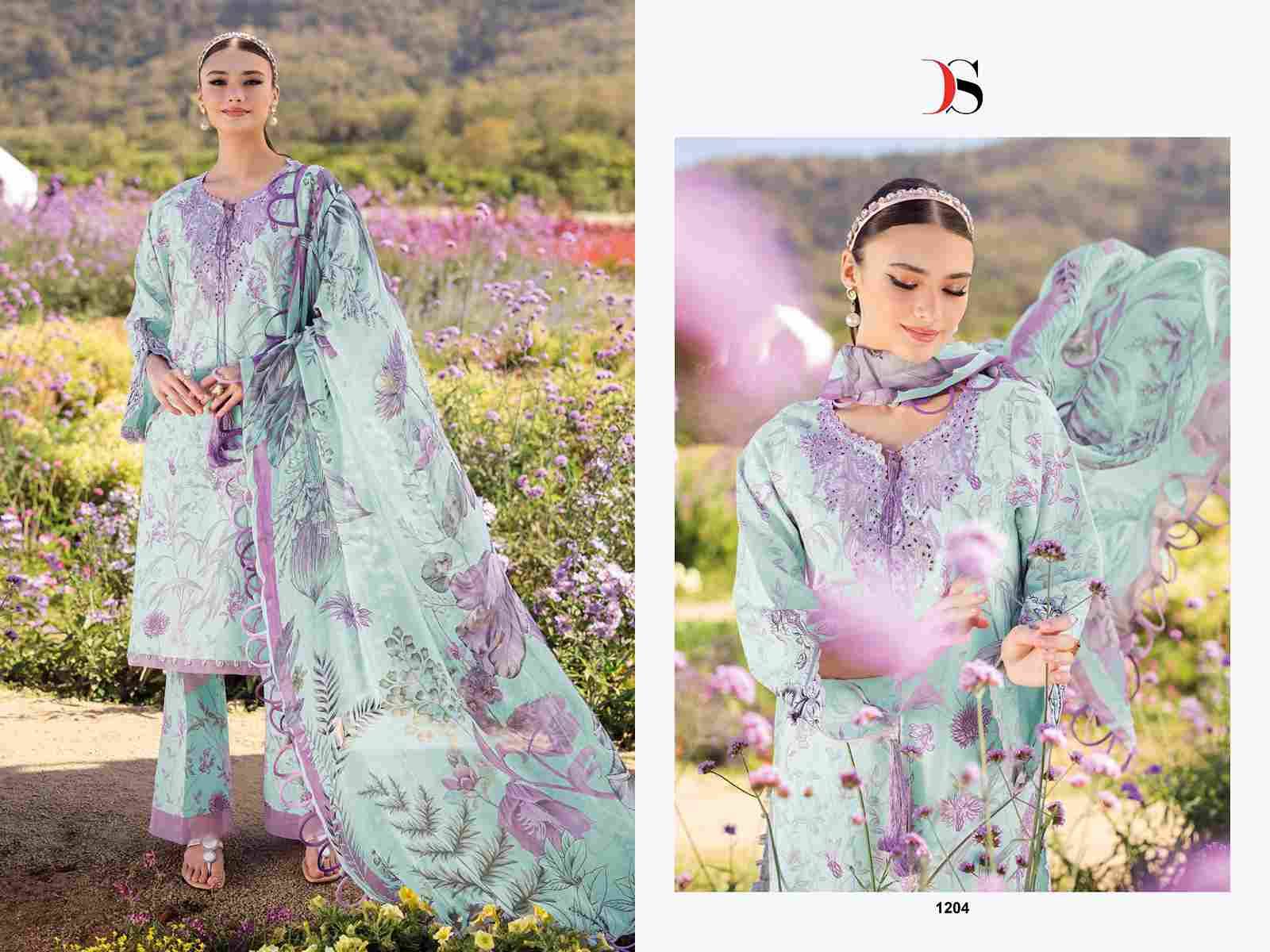 Jade Urban-25 Vol-3 By Deepsy Suits 1201 To 1208 Series Pakistani Stylish Beautiful Colourful Printed & Embroidered Party Wear & Occasional Wear Pure Cotton Dresses At Wholesale Price