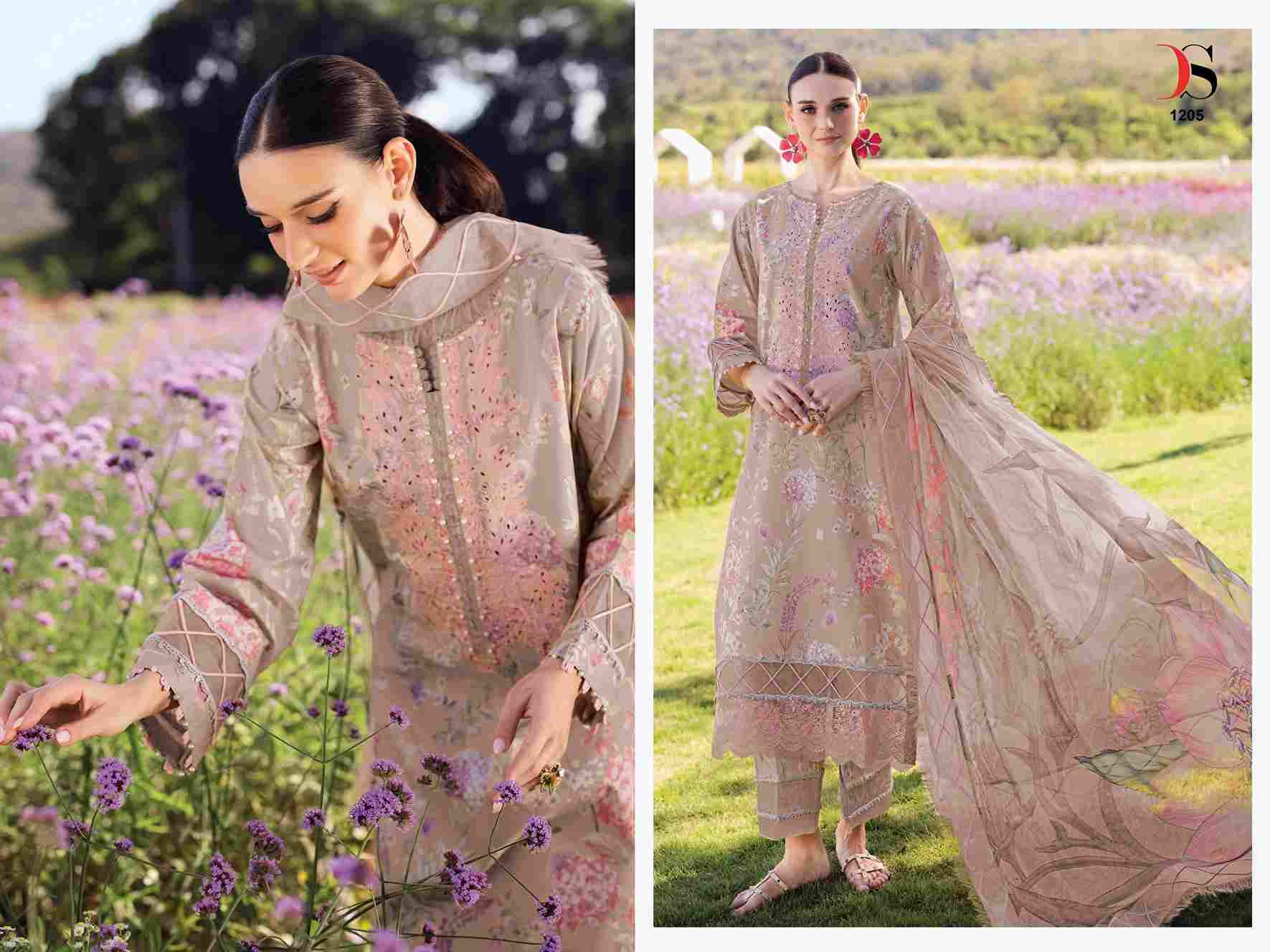 Jade Urban-25 Vol-3 By Deepsy Suits 1201 To 1208 Series Pakistani Stylish Beautiful Colourful Printed & Embroidered Party Wear & Occasional Wear Pure Cotton Dresses At Wholesale Price