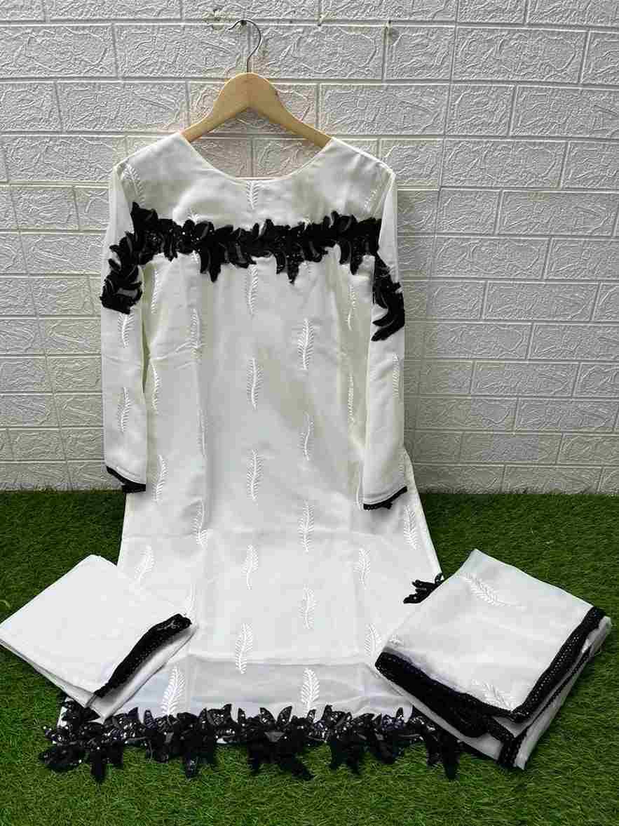 Luxuria Trendz Hit Design 1467 By Luxuria Beautiful Pakistani Suits Stylish Fancy Colorful Party Wear & Occasional Wear Faux Georgette Embroidered Dresses At Wholesale Price