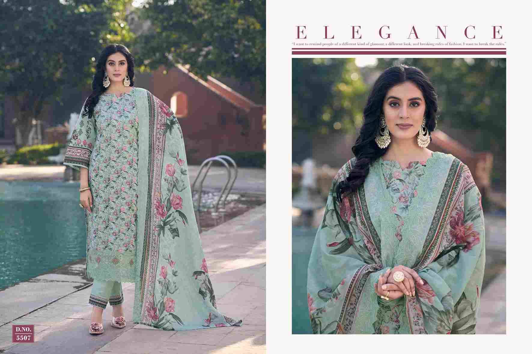 Faraz Vol-55 By Pakiza Prints 5501 To 5510 Series Beautiful Festive Suits Stylish Fancy Colorful Party Wear & Occasional Wear Lawn Cotton Dresses At Wholesale Price