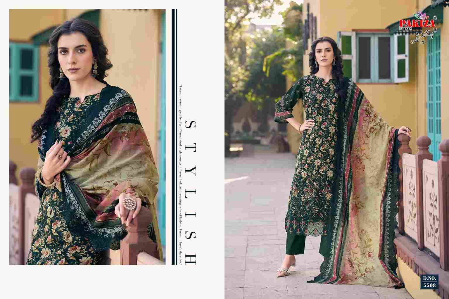 Faraz Vol-55 By Pakiza Prints 5501 To 5510 Series Beautiful Festive Suits Stylish Fancy Colorful Party Wear & Occasional Wear Lawn Cotton Dresses At Wholesale Price