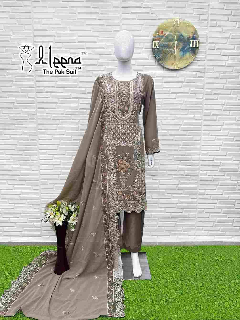 Aleena 1142 Colours By Aleena 1142-A To 1142-D Series Beautiful Pakistani Suits Stylish Fancy Colorful Party Wear & Occasional Wear Chiffon Embroidered Dresses At Wholesale Price