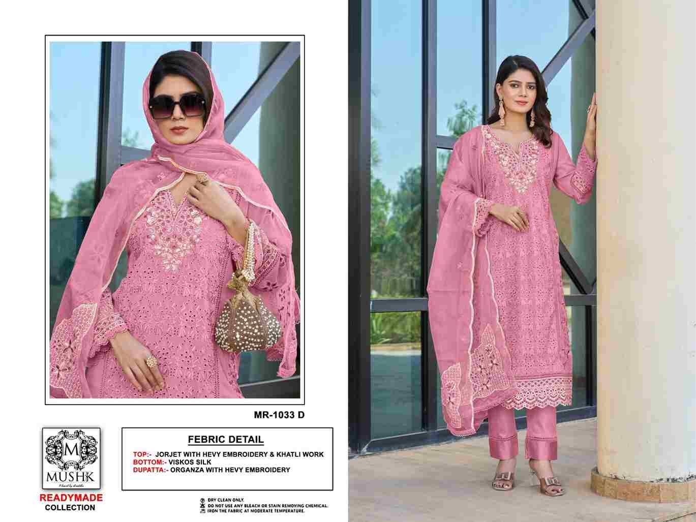 Mushk Hit Design 1033 Colours By Mushk 1033-A To 1033-E Series Beautiful Winter Collection Pakistani Suits Stylish Fancy Colorful Casual Wear & Ethnic Wear Heavy Georgette Dresses At Wholesale Price