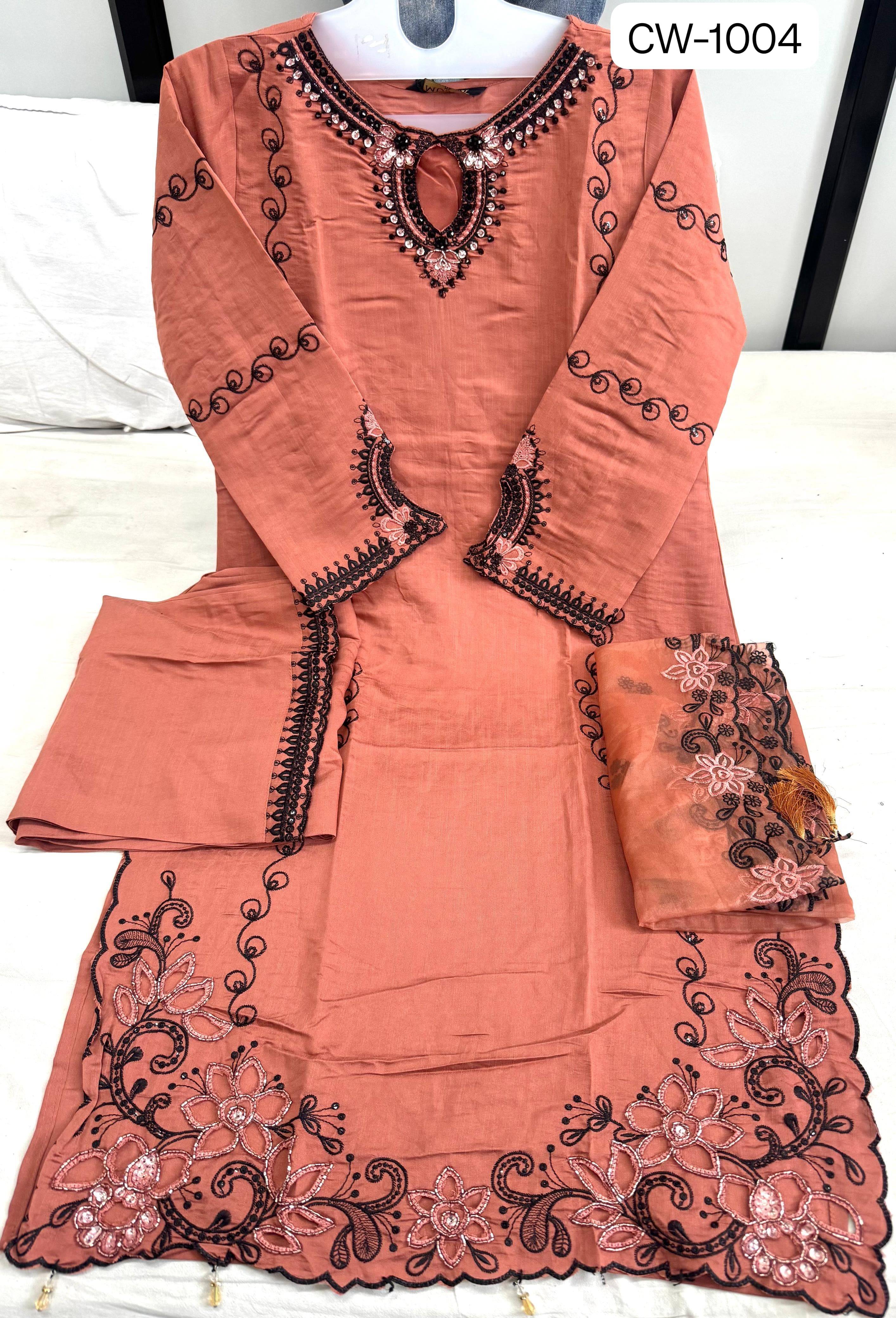 CW-1004 Colours By Mushk 1004-A To 1004-D Series Beautiful Winter Collection Pakistani Suits Stylish Fancy Colorful Casual Wear & Ethnic Wear Roman Silk Dresses At Wholesale Price