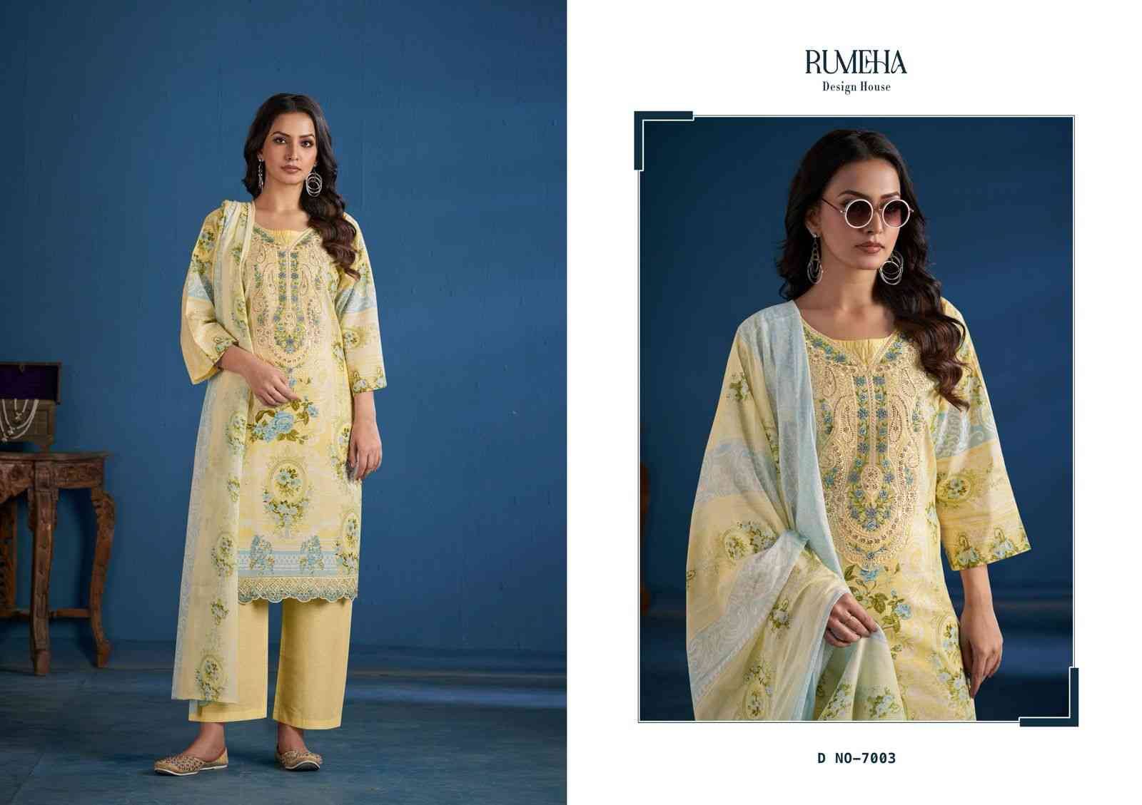 Vamika By Rumeha Beautiful Festive Suits Stylish Fancy Colorful Casual Wear & Ethnic Wear Cotton Print Dresses At Wholesale Price
