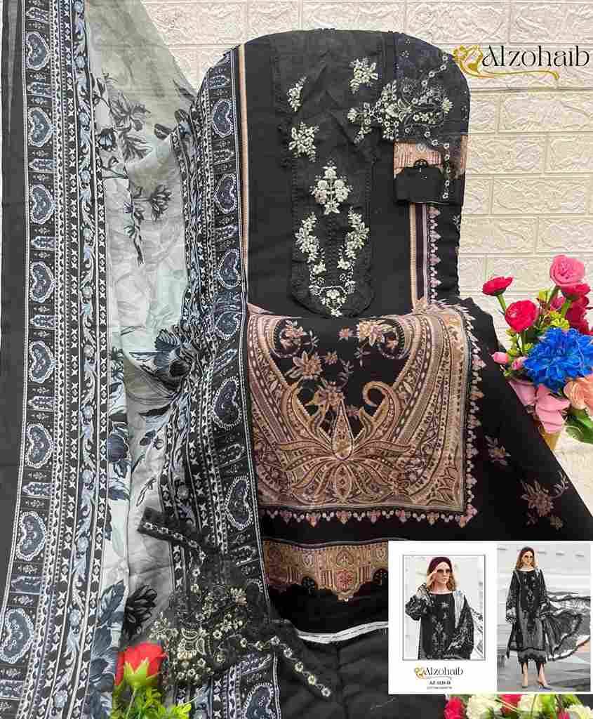 Alzohaib-1128 Colours By Alzohaib 1128-A To 1128-D Series Beautiful Pakistani Suits Stylish Fancy Colorful Party Wear & Occasional Wear Pure Cotton Print Dresses At Wholesale Price