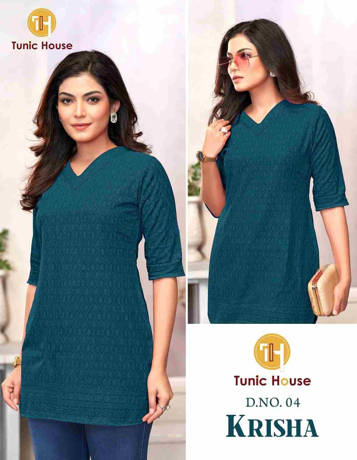 Krisha By Tunic House 01 To 13 Series Designer Stylish Fancy Colorful Beautiful Party Wear & Ethnic Wear Collection Viscose Rayon Print Kurtis At Wholesale Price