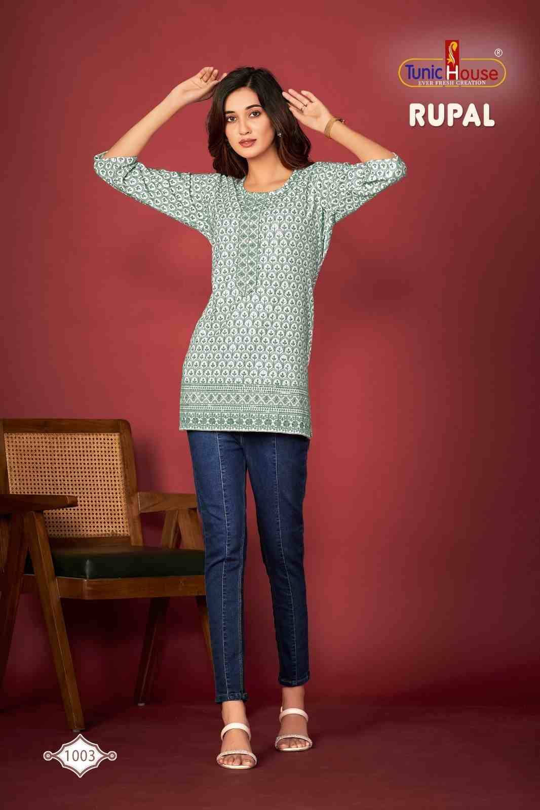 Rupal By Tunic House Designer Stylish Fancy Colorful Beautiful Party Wear & Ethnic Wear Collection Viscose Rayon Tops At Wholesale Price