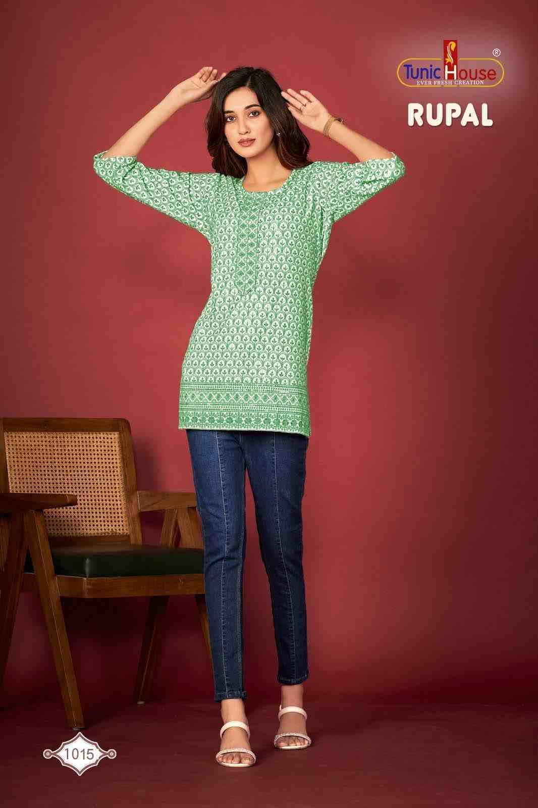 Rupal By Tunic House Designer Stylish Fancy Colorful Beautiful Party Wear & Ethnic Wear Collection Viscose Rayon Tops At Wholesale Price