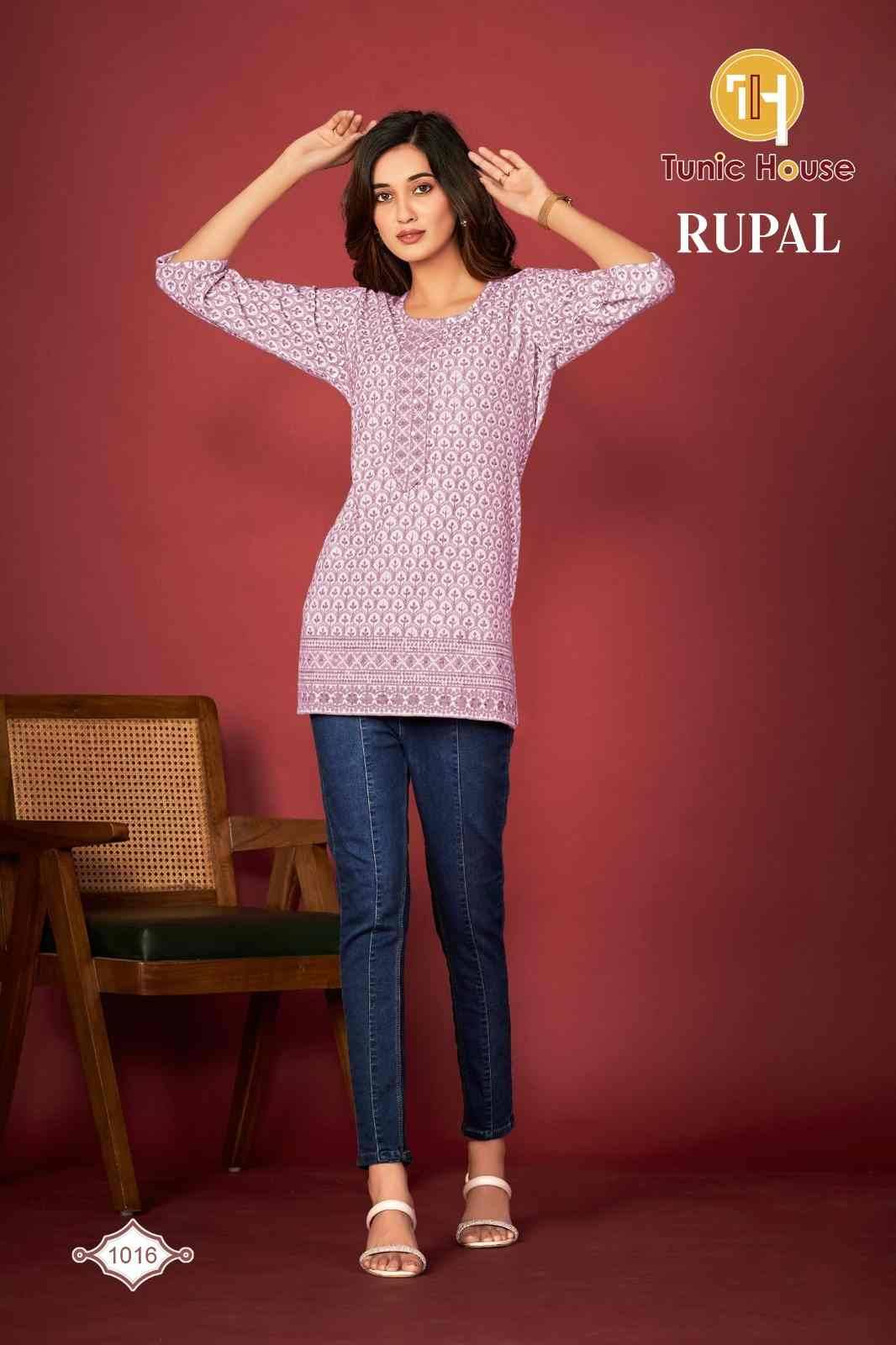 Rupal By Tunic House Designer Stylish Fancy Colorful Beautiful Party Wear & Ethnic Wear Collection Viscose Rayon Tops At Wholesale Price