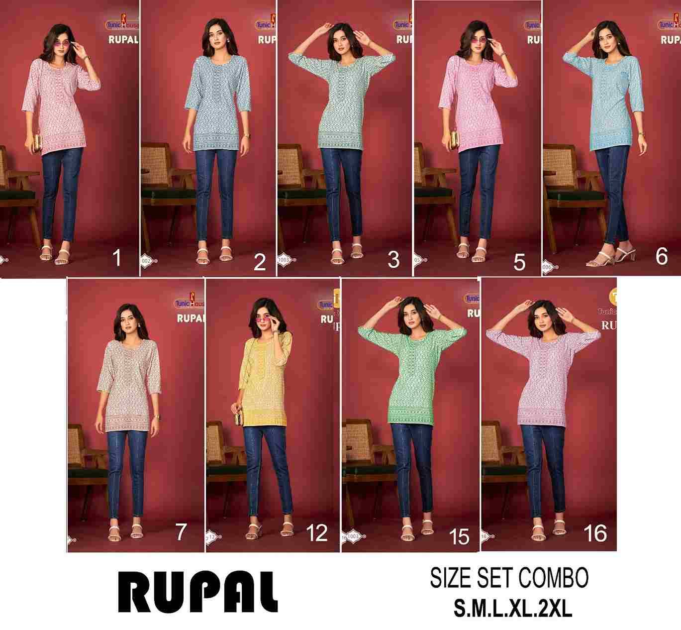 Rupal By Tunic House Designer Stylish Fancy Colorful Beautiful Party Wear & Ethnic Wear Collection Viscose Rayon Tops At Wholesale Price