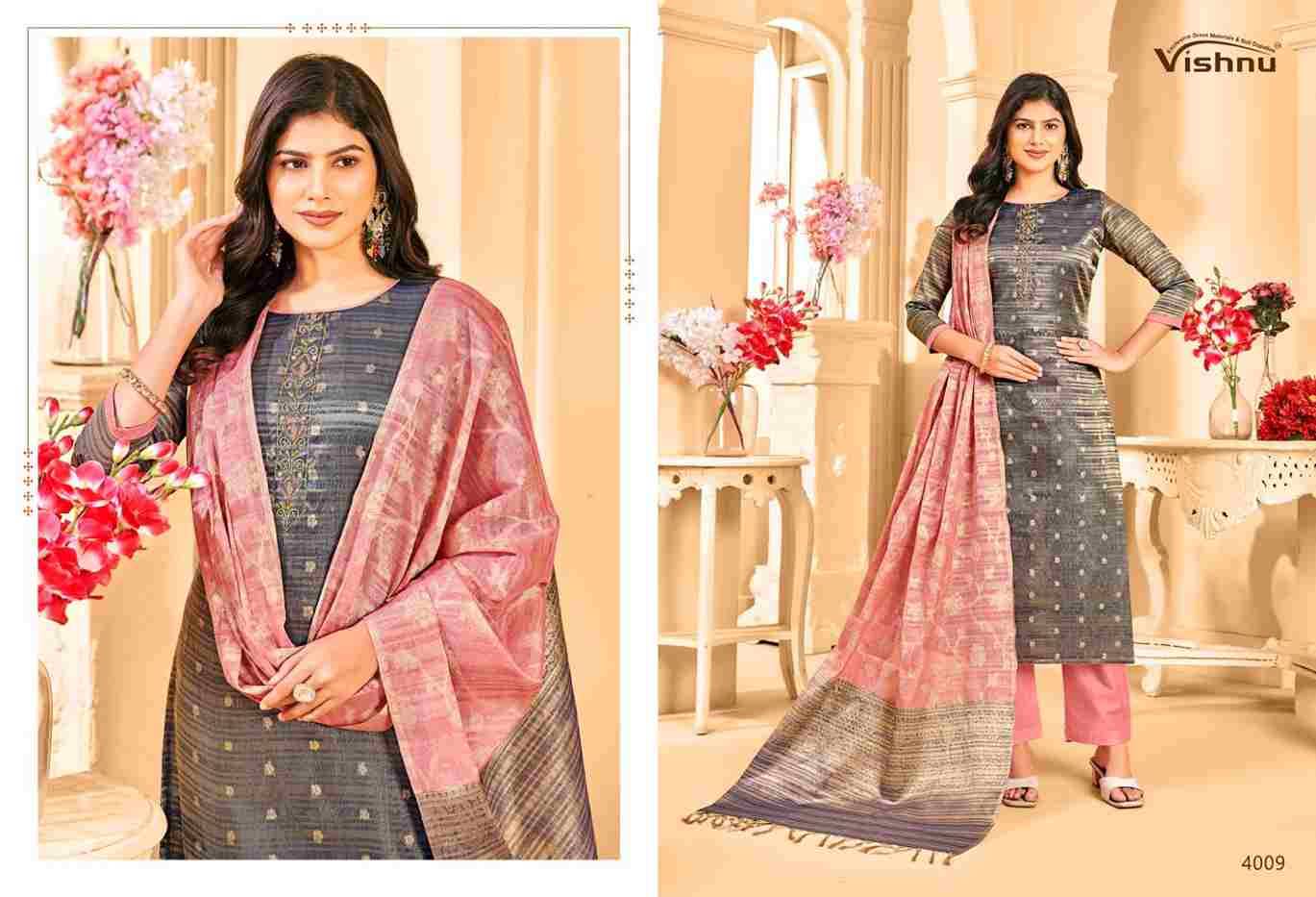 Khanak By Vishnu 4001 To 4010 Series Beautiful Stylish Festive Suits Fancy Colorful Casual Wear & Ethnic Wear & Ready To Wear Banarasi Tussar Dresses At Wholesale Price