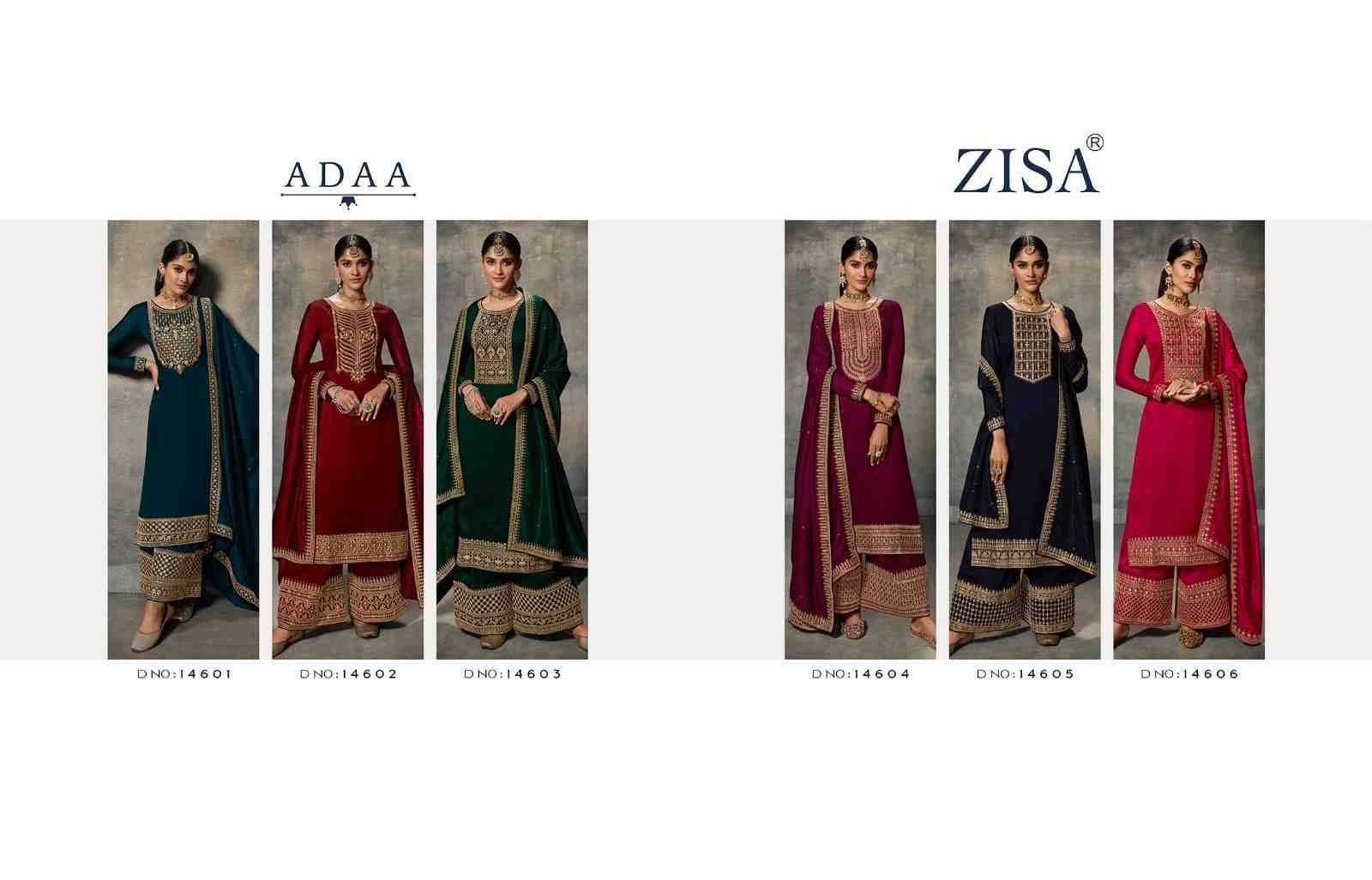 Adda By Zisa 14601 To 14606 Series Beautiful Festive Suits Stylish Fancy Colorful Casual Wear & Ethnic Wear Premium Silk Dresses At Wholesale Price