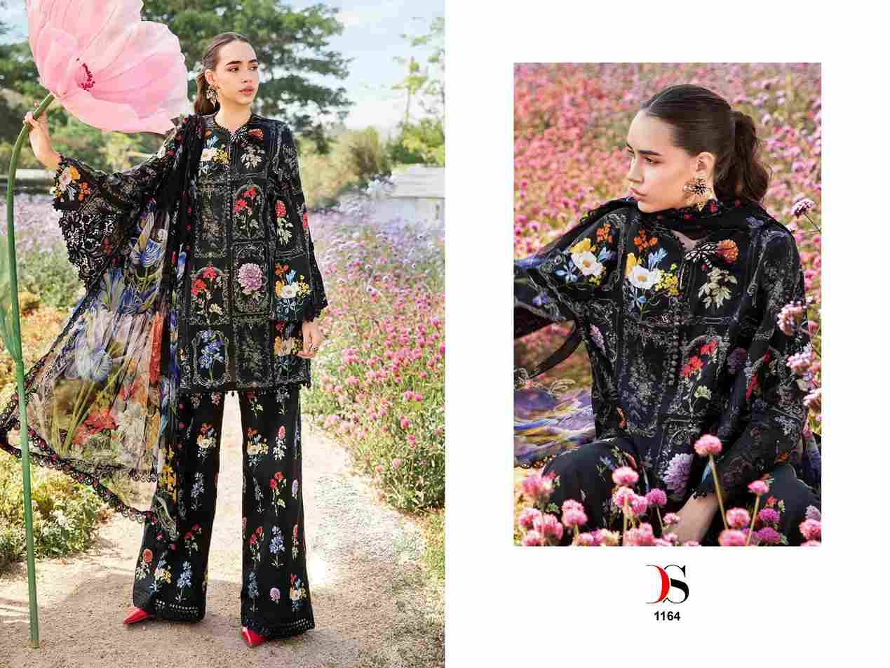 Maria.B. Mprint-25 By Deepsy Suits 1161 To 1166 Series Pakistani Stylish Beautiful Colourful Printed & Embroidered Party Wear & Occasional Wear Pure Cotton Dresses At Wholesale Price
