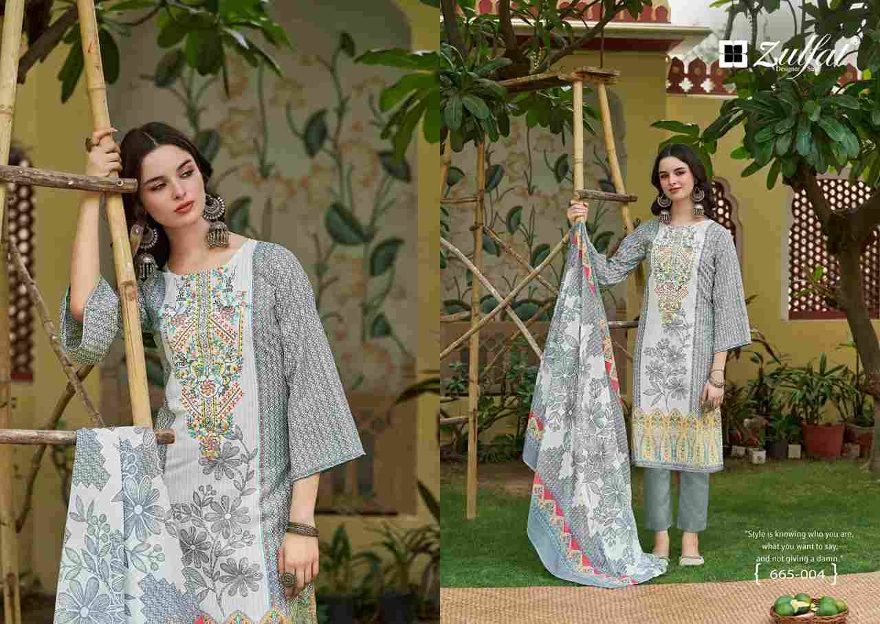 Venisha Vol-2 By Zulfat 665-001 To 665-008 Series Beautiful Festive Suits Stylish Fancy Colorful Casual Wear & Ethnic Wear Pure Cotton Print Dresses At Wholesale Price