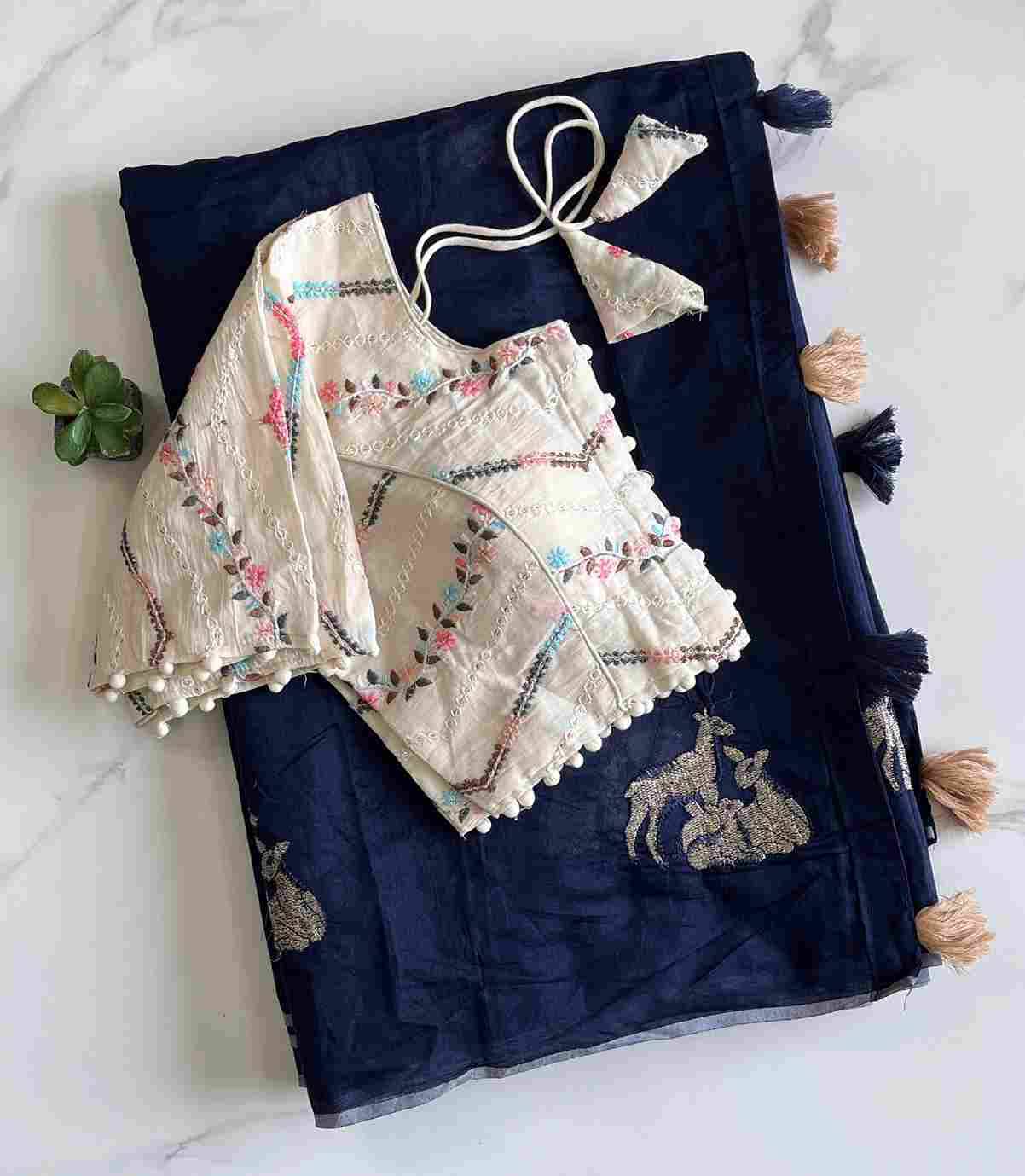 Deer By Fashid Wholesale 01 To 14 Series Indian Traditional Wear Collection Beautiful Stylish Fancy Colorful Party Wear & Occasional Wear Chanderi Sarees At Wholesale Price