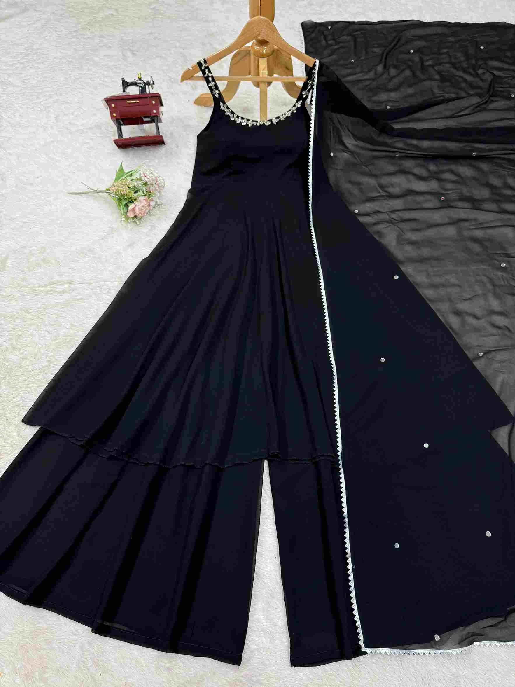 R-5889 By Fashid Wholesale Suits Beautiful Fancy Colorful Stylish Party Wear & Occasional Wear Faux Georgette Dresses At Wholesale Price