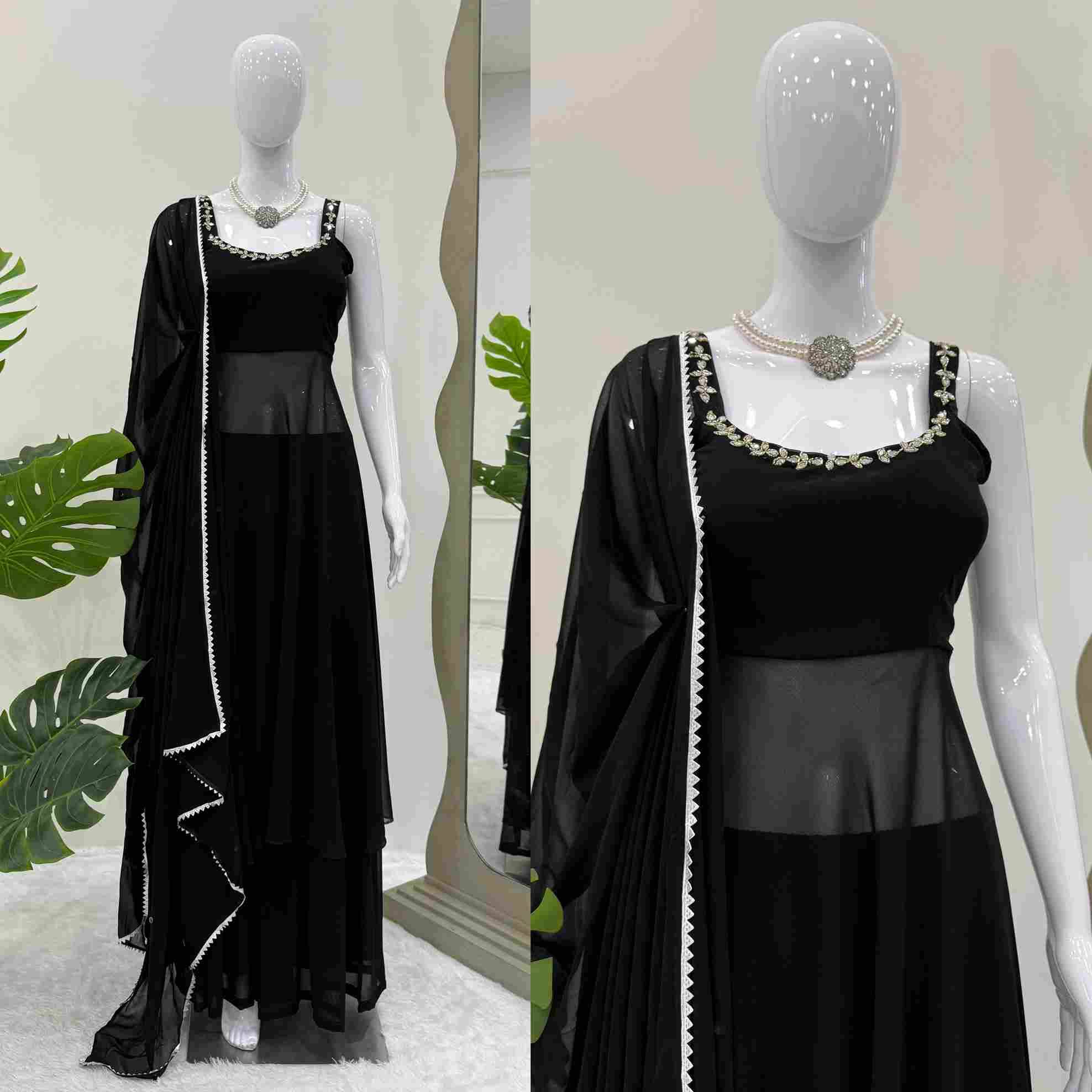 R-5889 By Fashid Wholesale Suits Beautiful Fancy Colorful Stylish Party Wear & Occasional Wear Faux Georgette Dresses At Wholesale Price