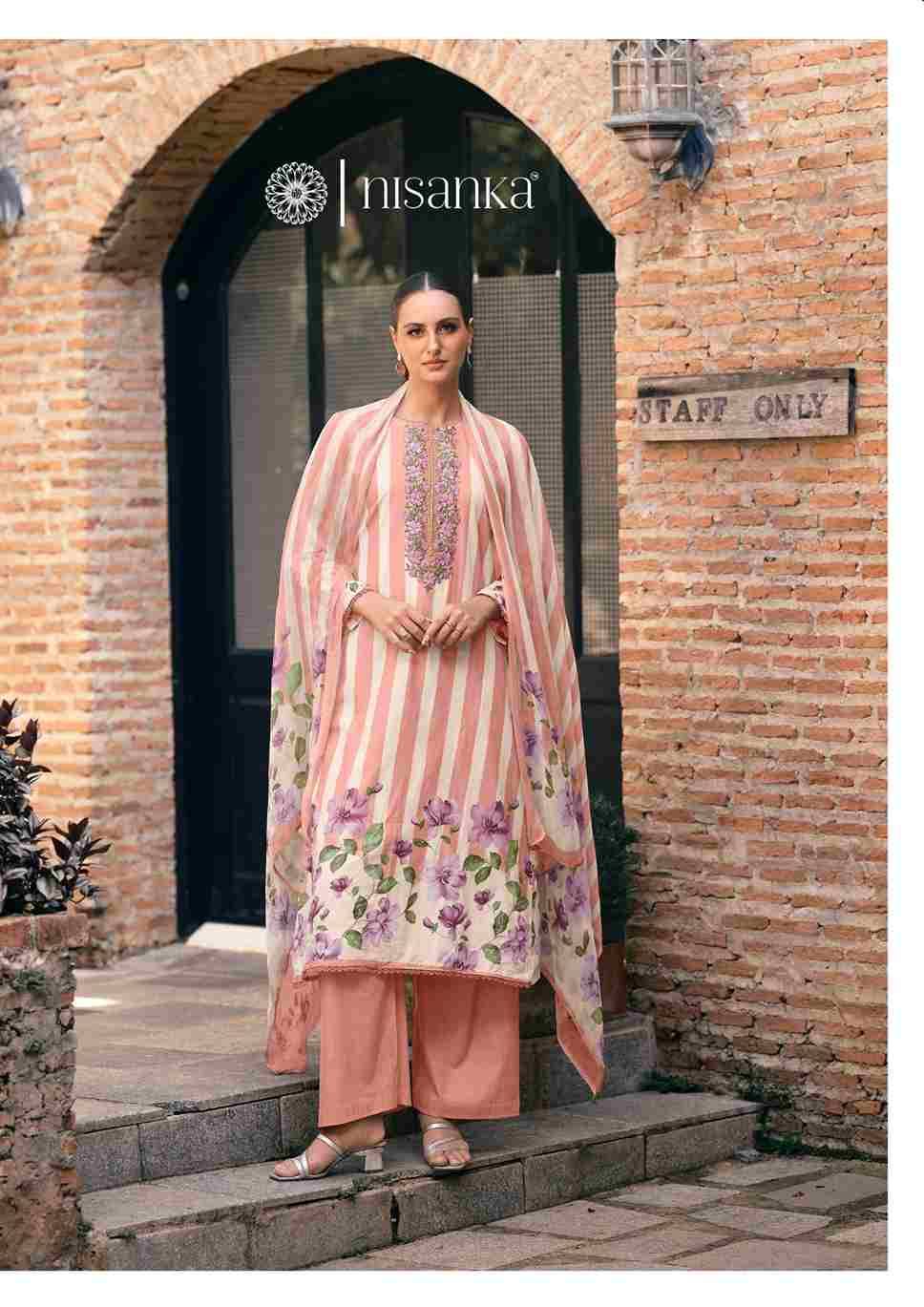 Meraki By Nisanka 01 To 06 Series Beautiful Festive Suits Colorful Stylish Fancy Casual Wear & Ethnic Wear Pure Jam Satin Dresses At Wholesale Price