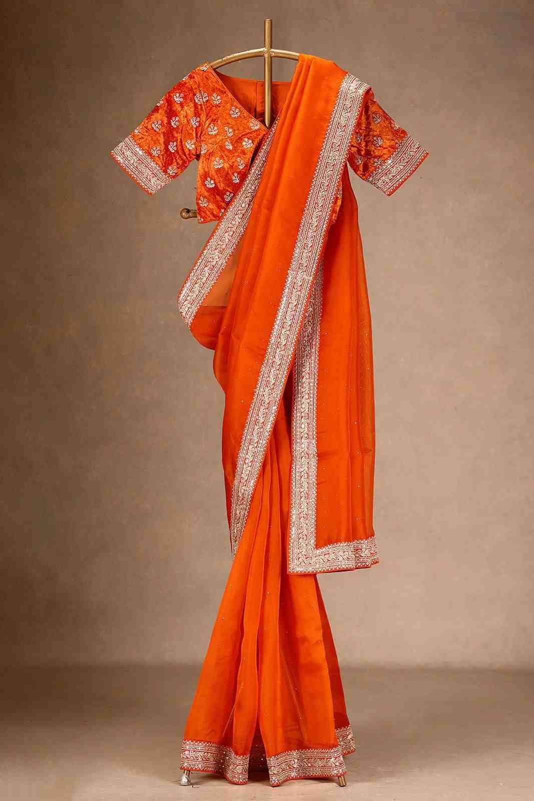 K-596 By Fashid Wholesale Indian Traditional Wear Collection Beautiful Stylish Fancy Colorful Party Wear & Occasional Wear Heavy Organza Silk Sarees At Wholesale Price
