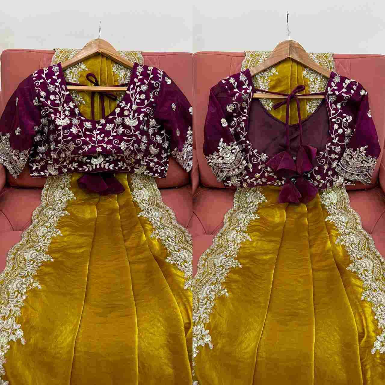 K-594 By Fashid Wholesale Indian Traditional Wear Collection Beautiful Stylish Fancy Colorful Party Wear & Occasional Wear Heavy Organza Silk Sarees At Wholesale Price