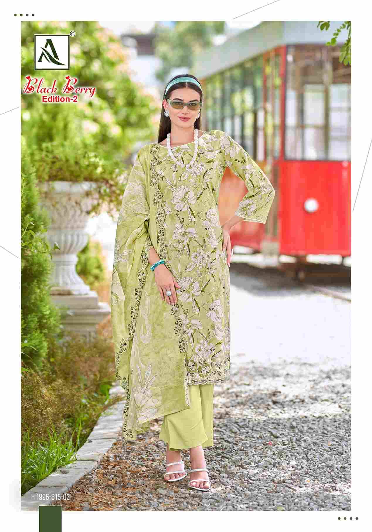 Black Berry Vol-2 By Alok Suit 1996-815-01 To 1996-815-06 Series Beautiful Festive Suits Colorful Stylish Fancy Casual Wear & Ethnic Wear Pure Cambric Cotton Dresses At Wholesale Price