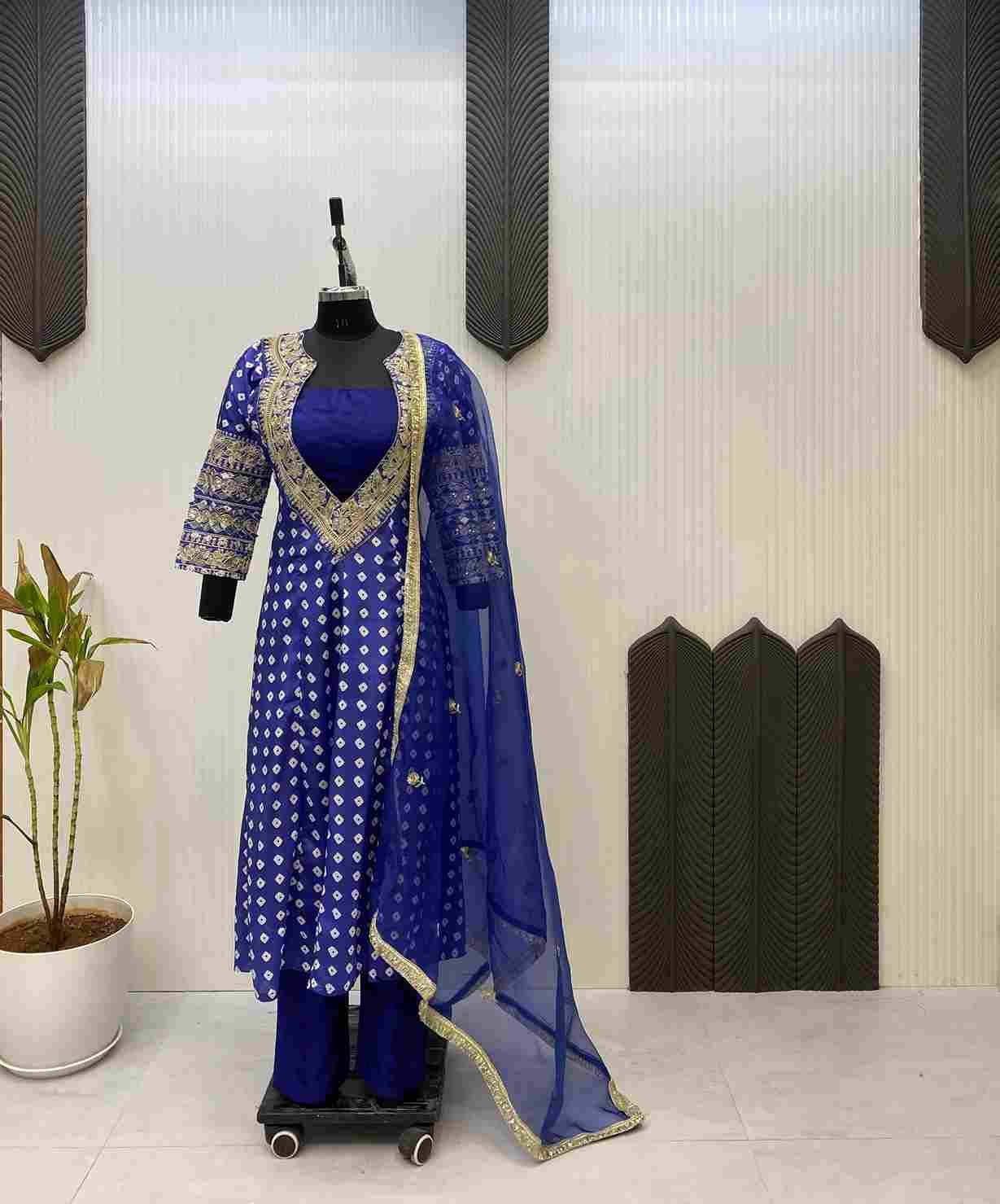 Le-1957 By Fashid Wholesale Beautiful Colorful Fancy Wedding Collection Occasional Wear & Party Wear Chinnon Dresses At Wholesale Price