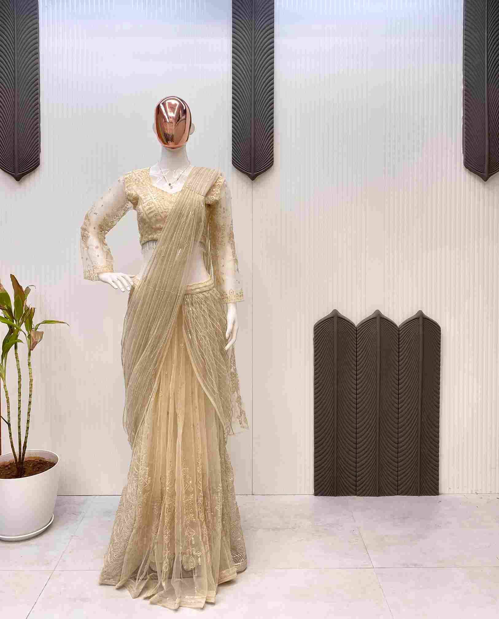Le-1956 By Fashid Wholesale Indian Traditional Wear Collection Beautiful Stylish Fancy Colorful Party Wear & Occasional Wear Butterfly Net Sarees At Wholesale Price