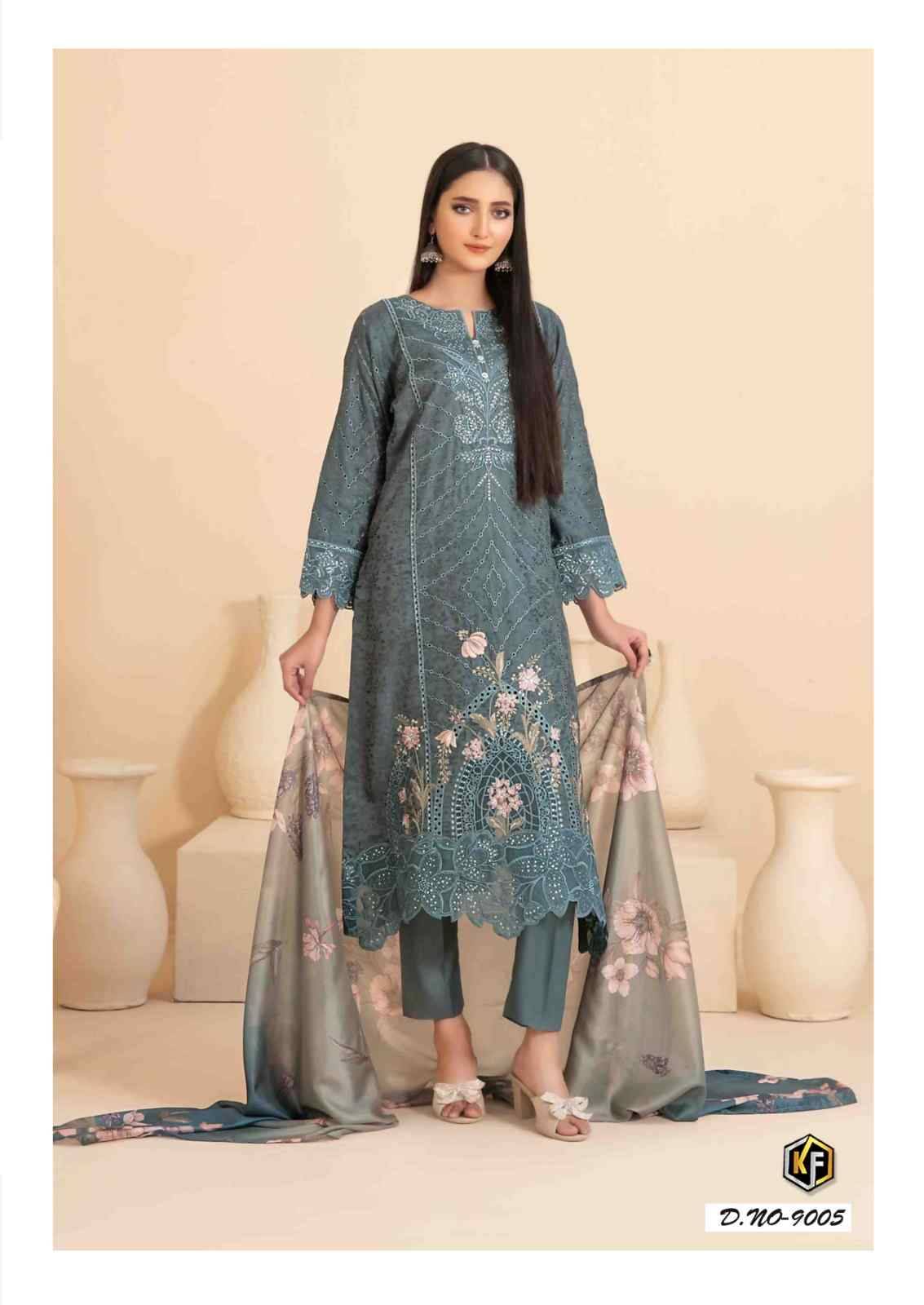 Rangrez Vol-9 By Keval Fab 9001 To 9006 Series Beautiful Festive Suits Stylish Fancy Colorful Casual Wear & Ethnic Wear Heavy Cotton Print Dresses At Wholesale Price