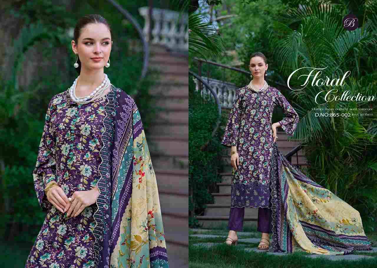 Fiza By Belliza 865-001 To 865-008 Series Beautiful Festive Suits Stylish Fancy Colorful Casual Wear & Ethnic Wear Pure Cotton Dresses At Wholesale Price