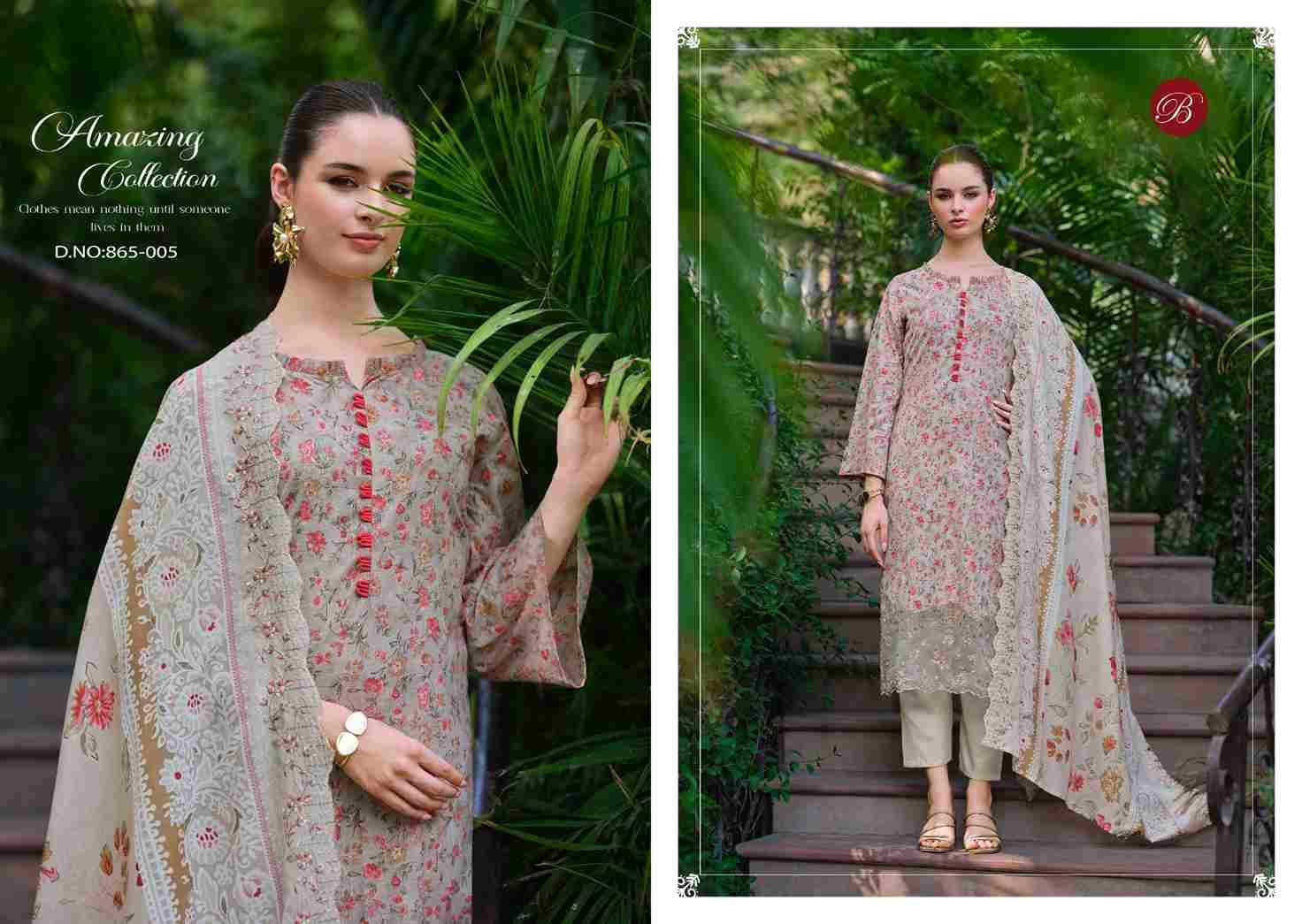 Fiza By Belliza 865-001 To 865-008 Series Beautiful Festive Suits Stylish Fancy Colorful Casual Wear & Ethnic Wear Pure Cotton Dresses At Wholesale Price