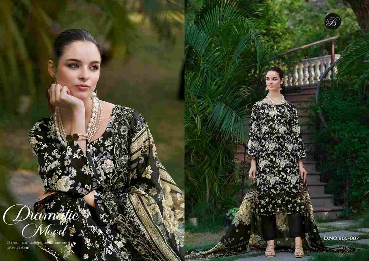 Fiza By Belliza 865-001 To 865-008 Series Beautiful Festive Suits Stylish Fancy Colorful Casual Wear & Ethnic Wear Pure Cotton Dresses At Wholesale Price