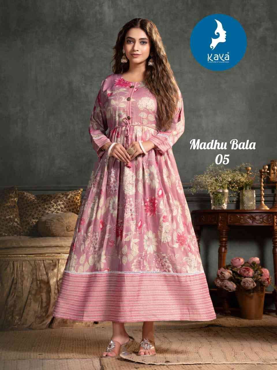 Madhu Bala By Kaya 01 To 08 Series Designer Stylish Fancy Colorful Beautiful Party Wear & Ethnic Wear Collection Capsule Print Gowns At Wholesale Price